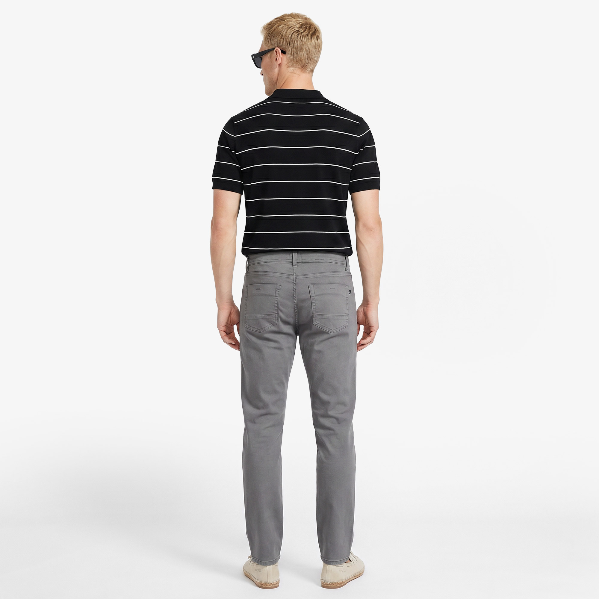 Nautica Erkek Gri Slim Fit Pantolon
