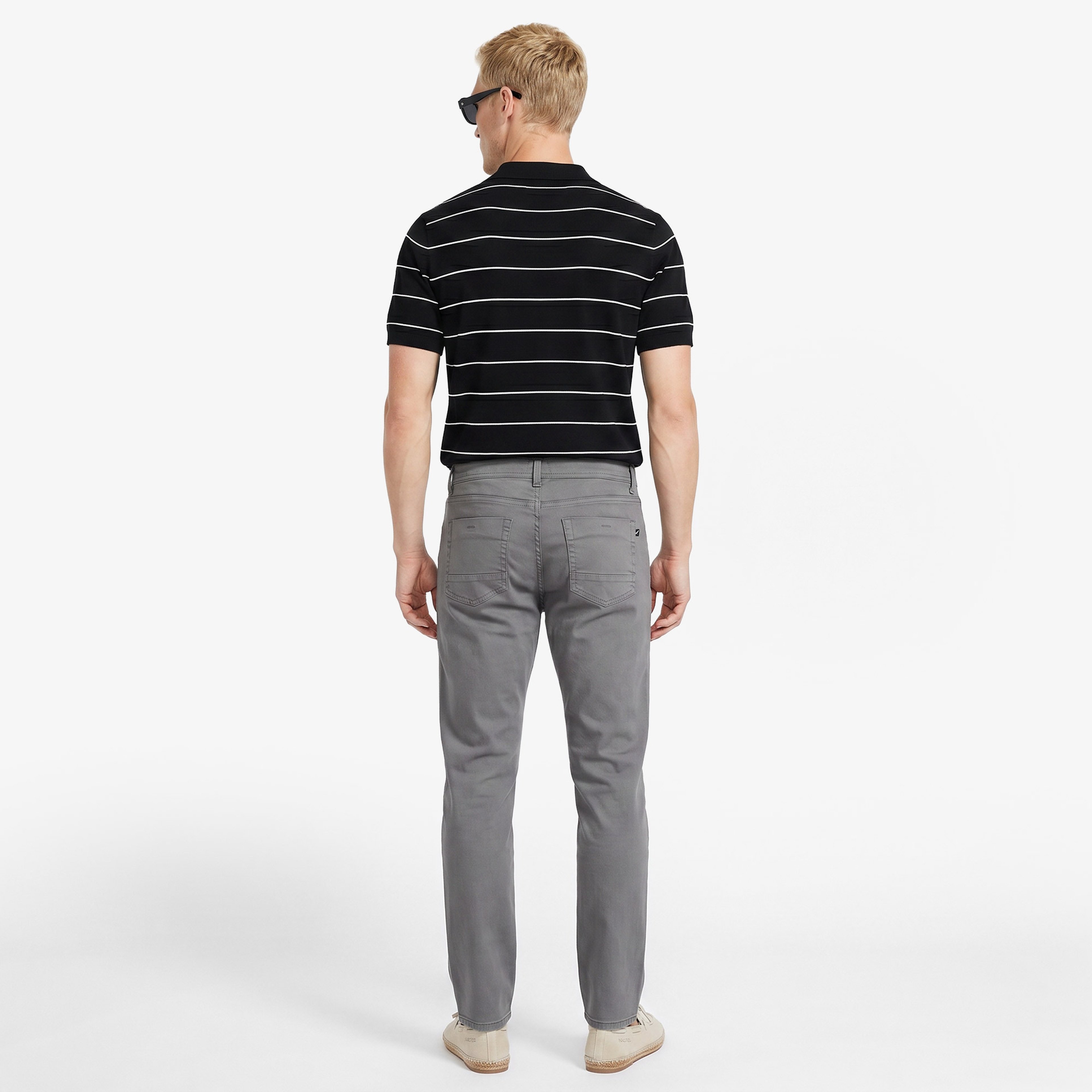 Nautica Erkek Gri Slim Fit Pantolon