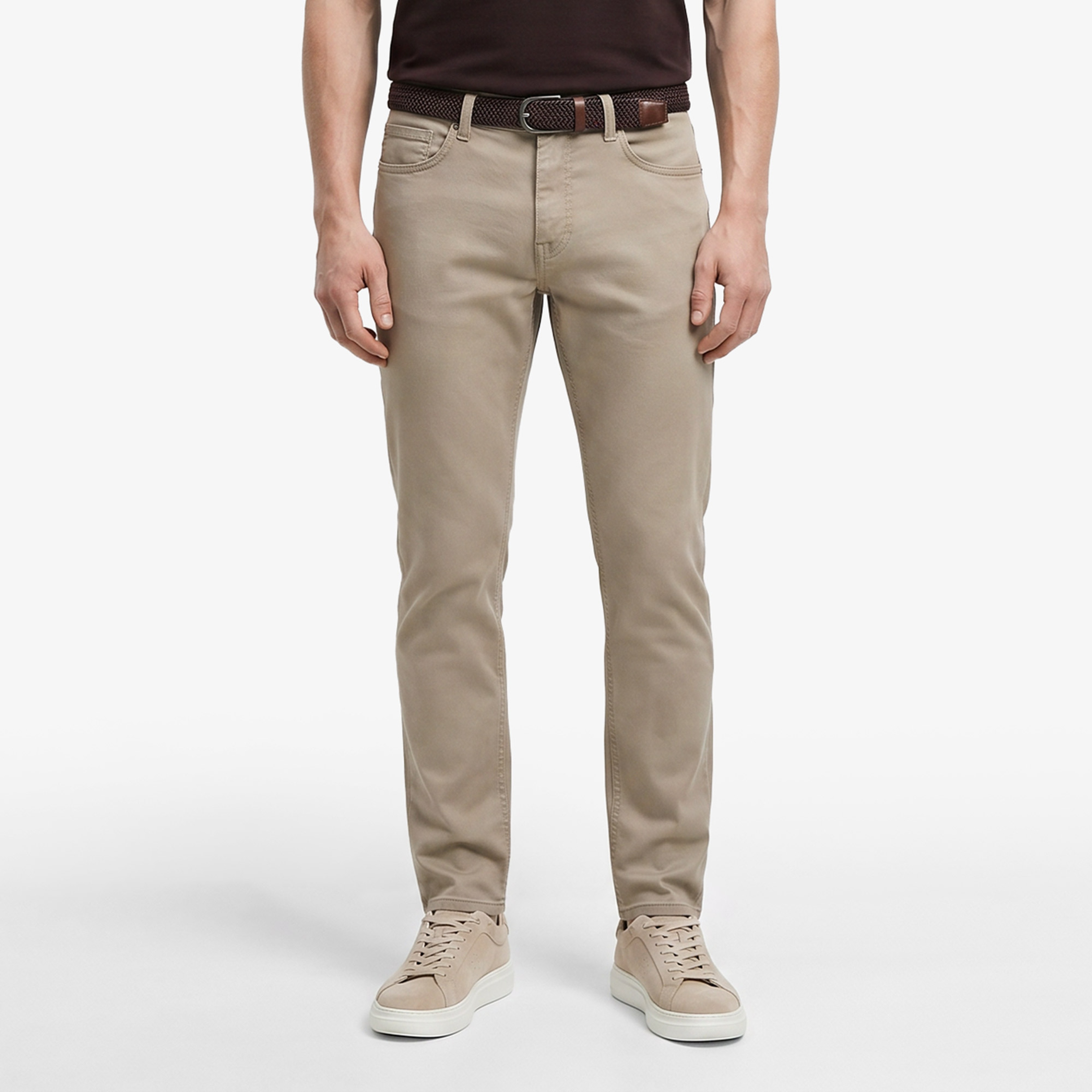 Nautica Erkek Kahverengi Slim Fit Pantolon