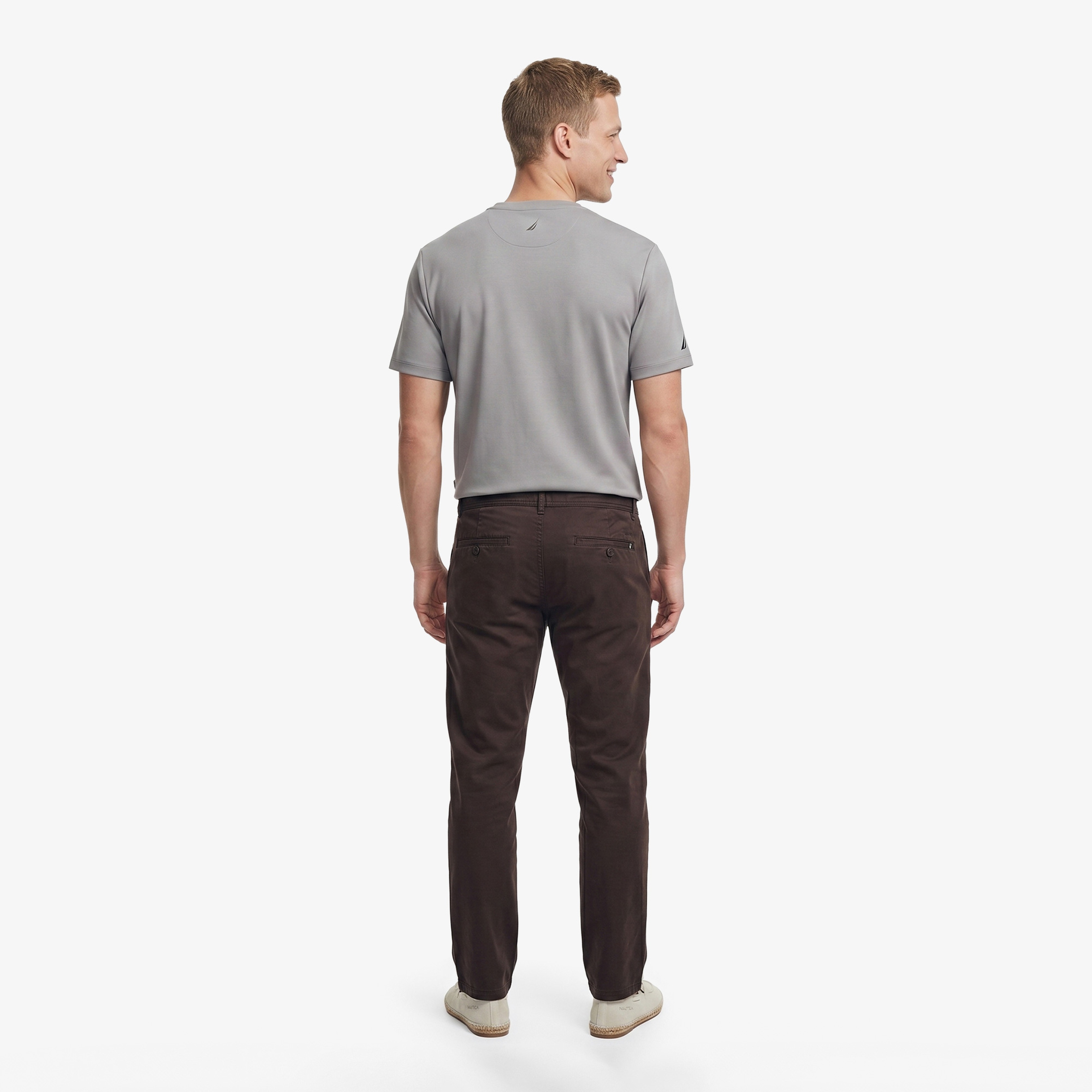 Nautica Slim Fit Erkek Kahverengi Pantolon