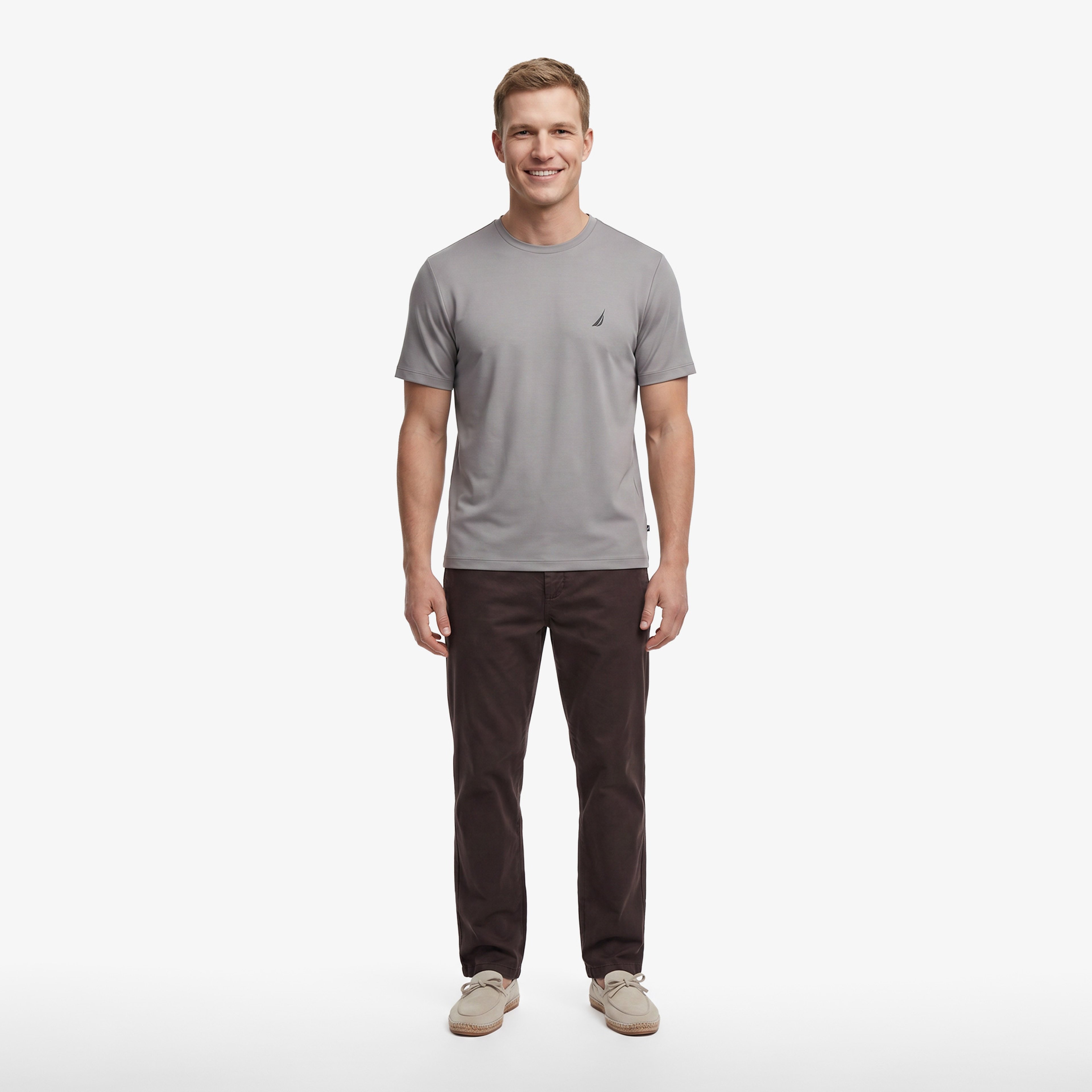 Nautica Slim Fit Erkek Kahverengi Pantolon