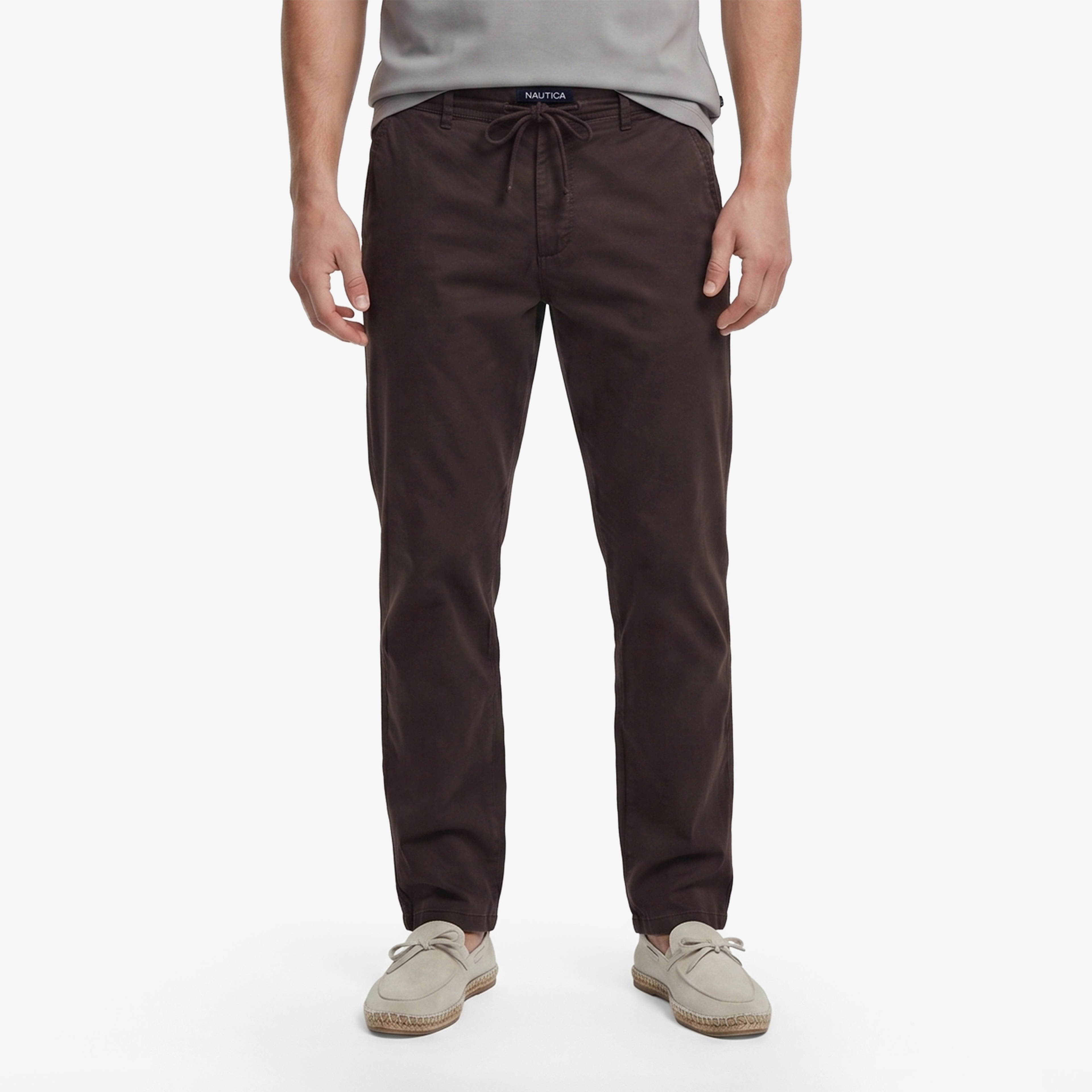 Nautica Slim Fit Erkek Kahverengi Pantolon