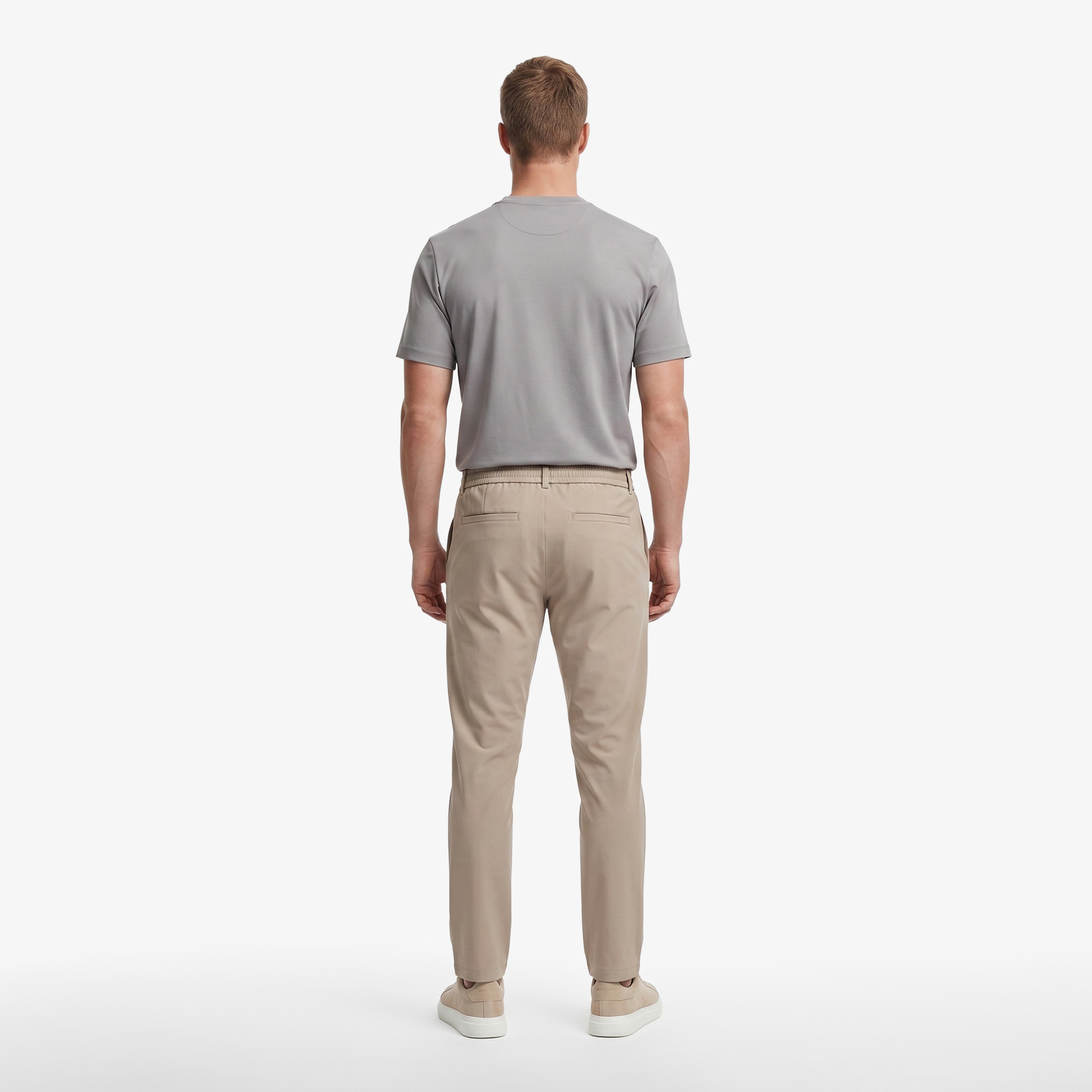 Nautica Erkek Bej Slim Fit Su İtici Pantolon