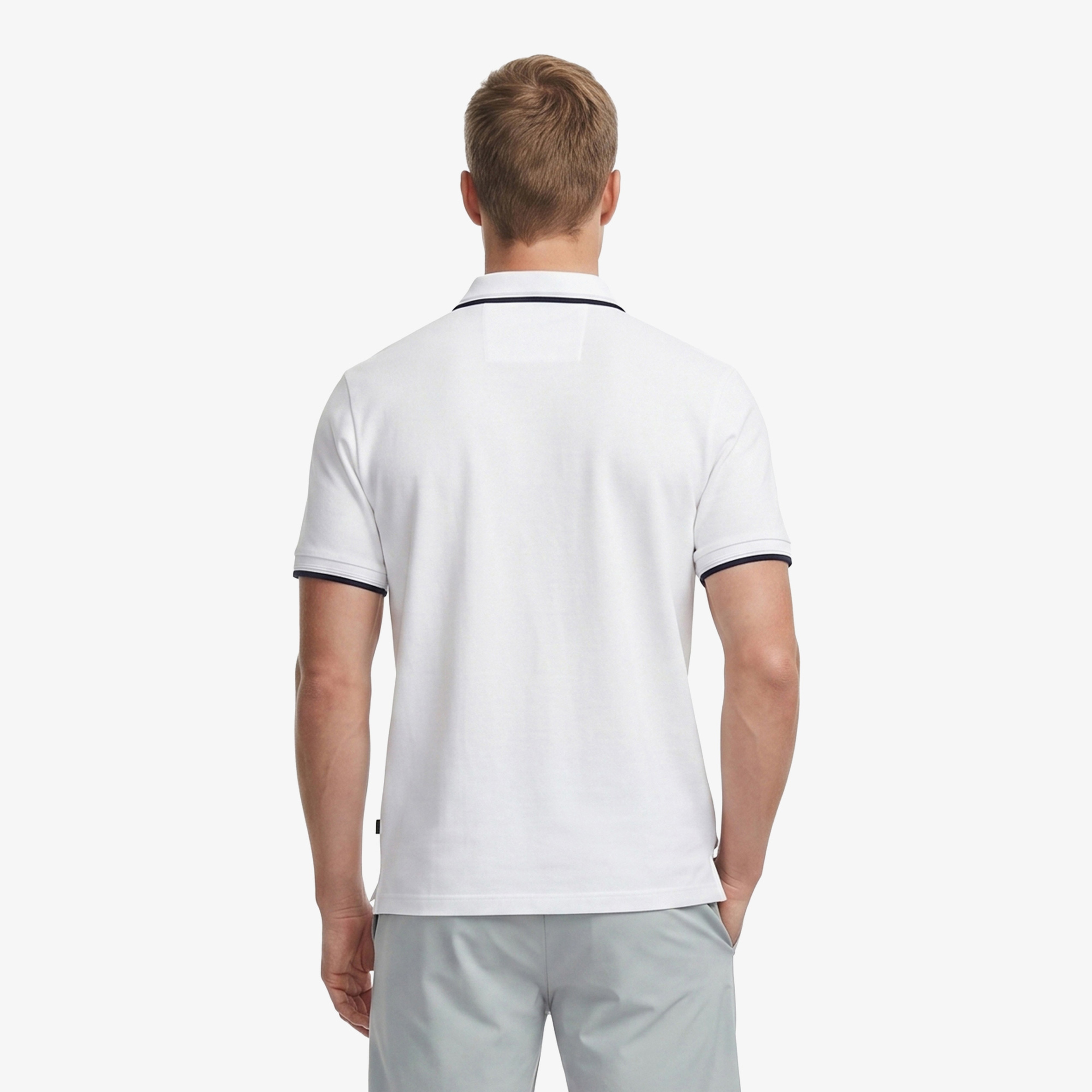 Nautica Erkek Beyaz Regular Fit Pima Cotton Polo Yaka T-Shirt