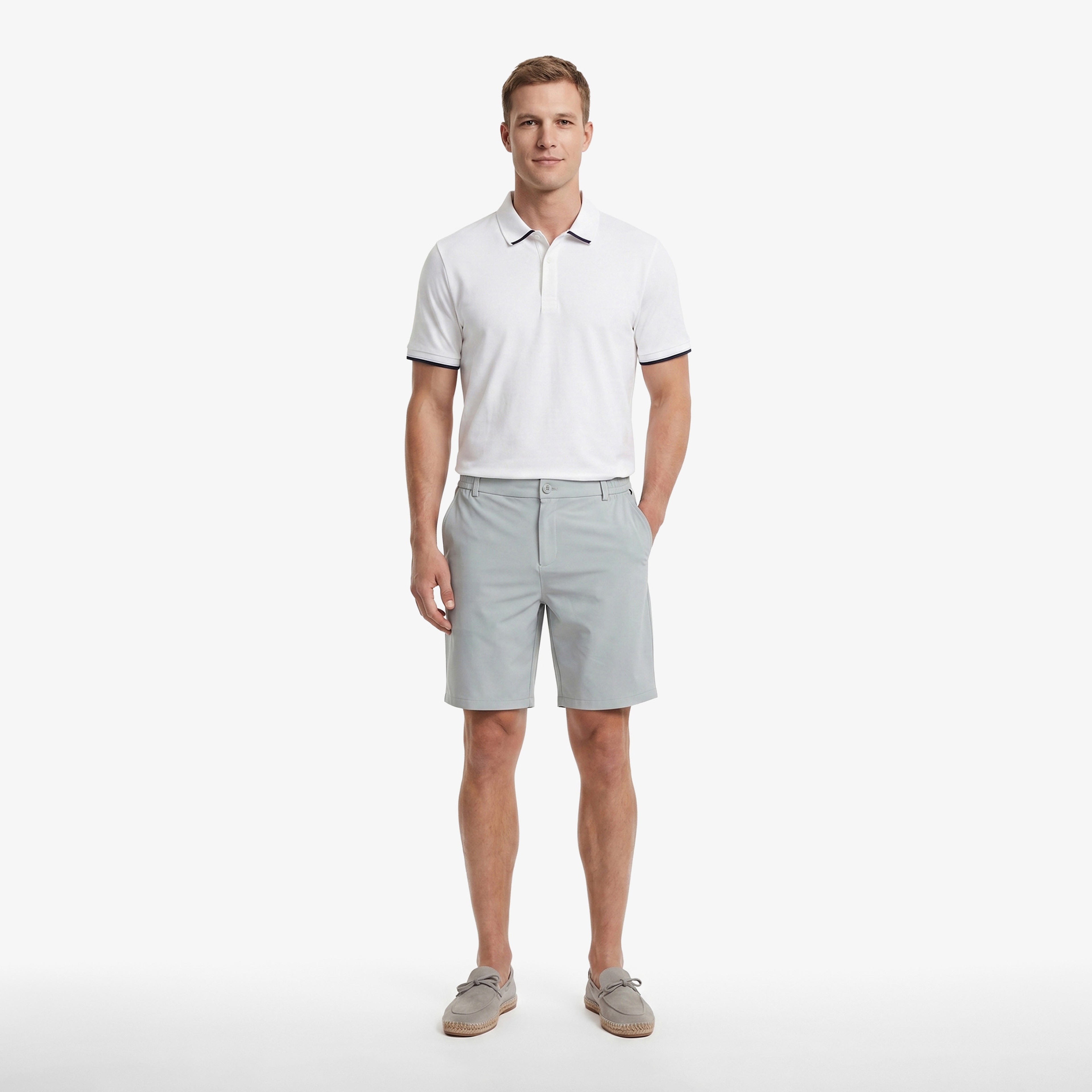 Nautica Erkek Beyaz Regular Fit Pima Cotton Polo Yaka T-Shirt