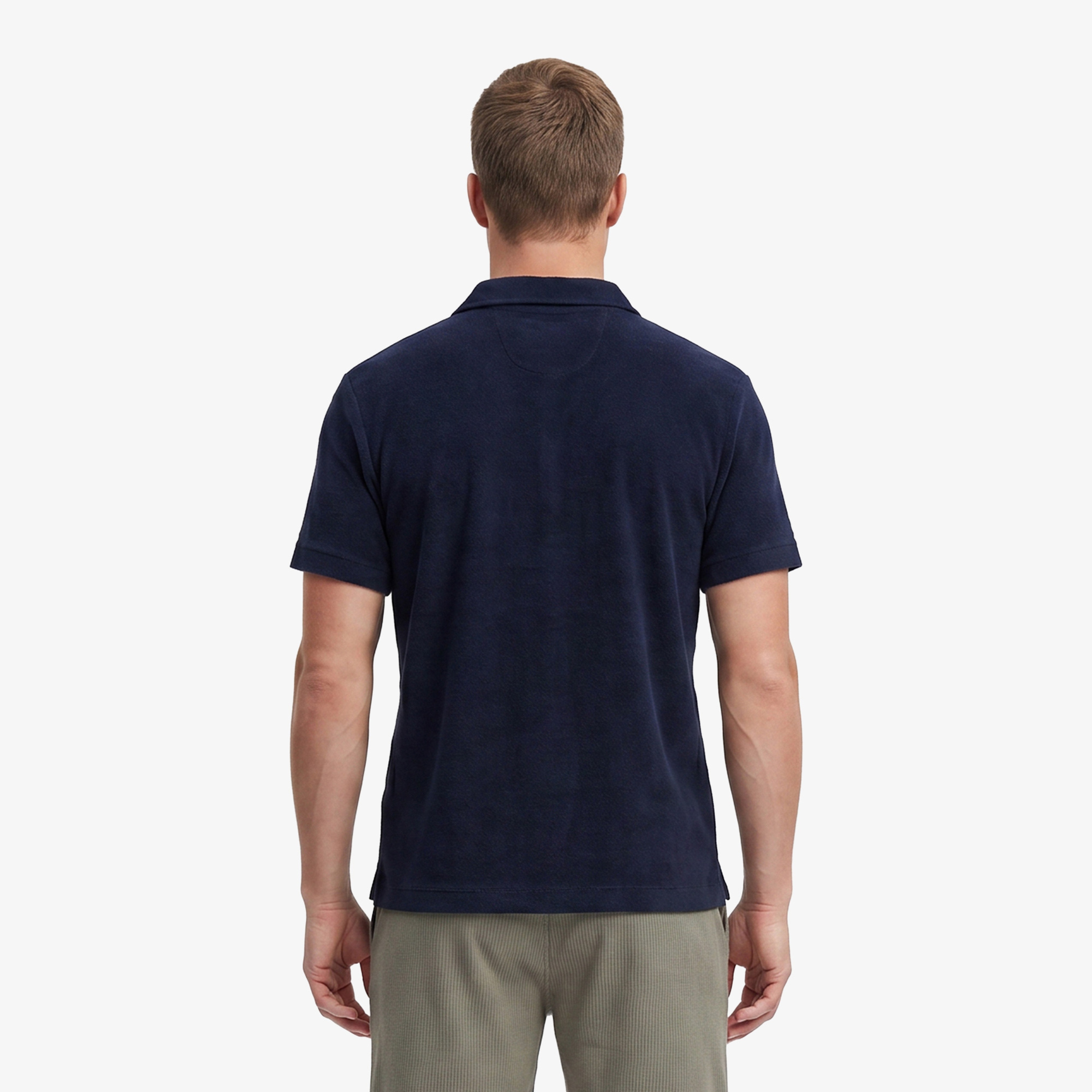 Nautica Erkek Lacivert Regular Fit Kısa Kollu Gömlek