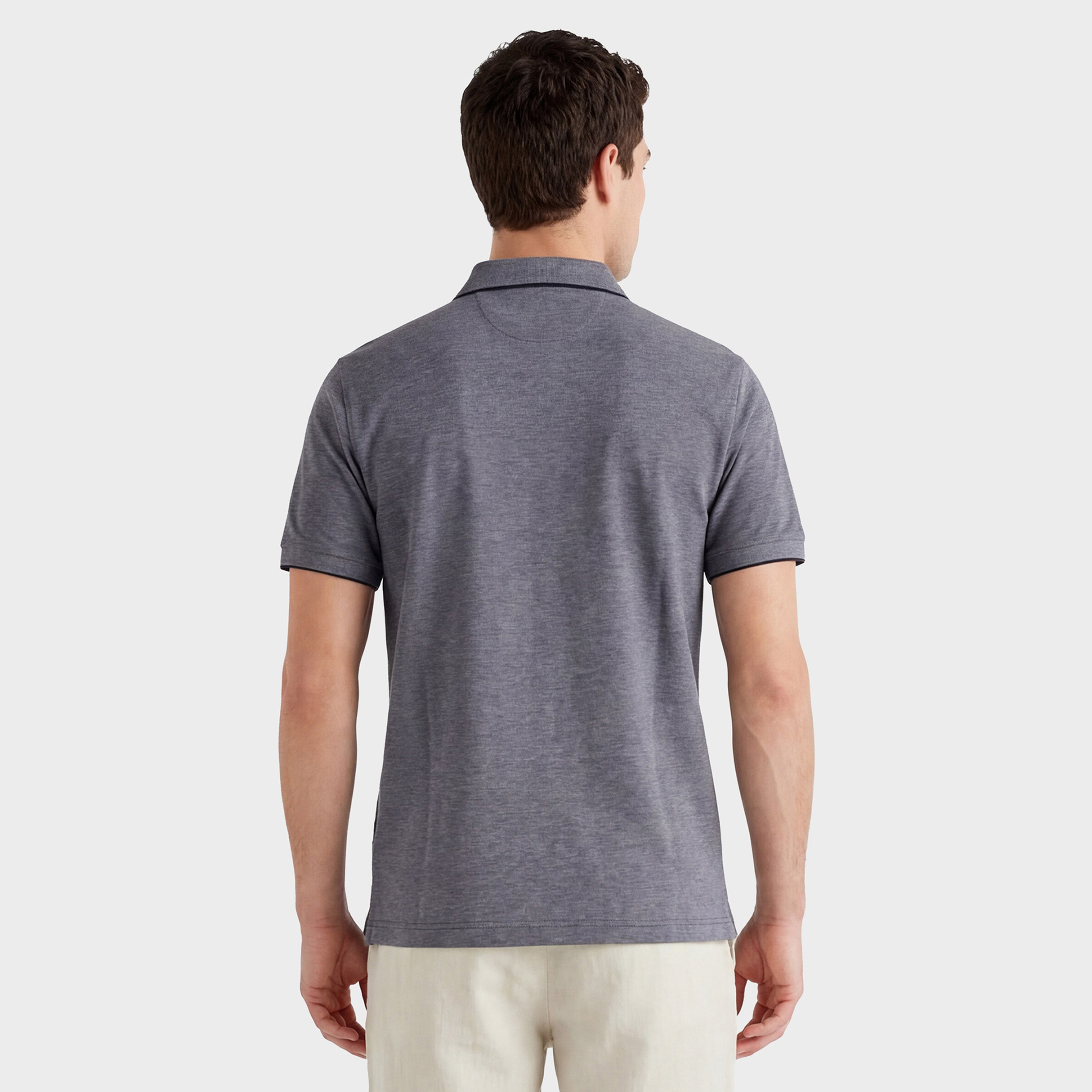GANT Erkek Lacivert Regular Fit Polo Yaka T-Shirt
