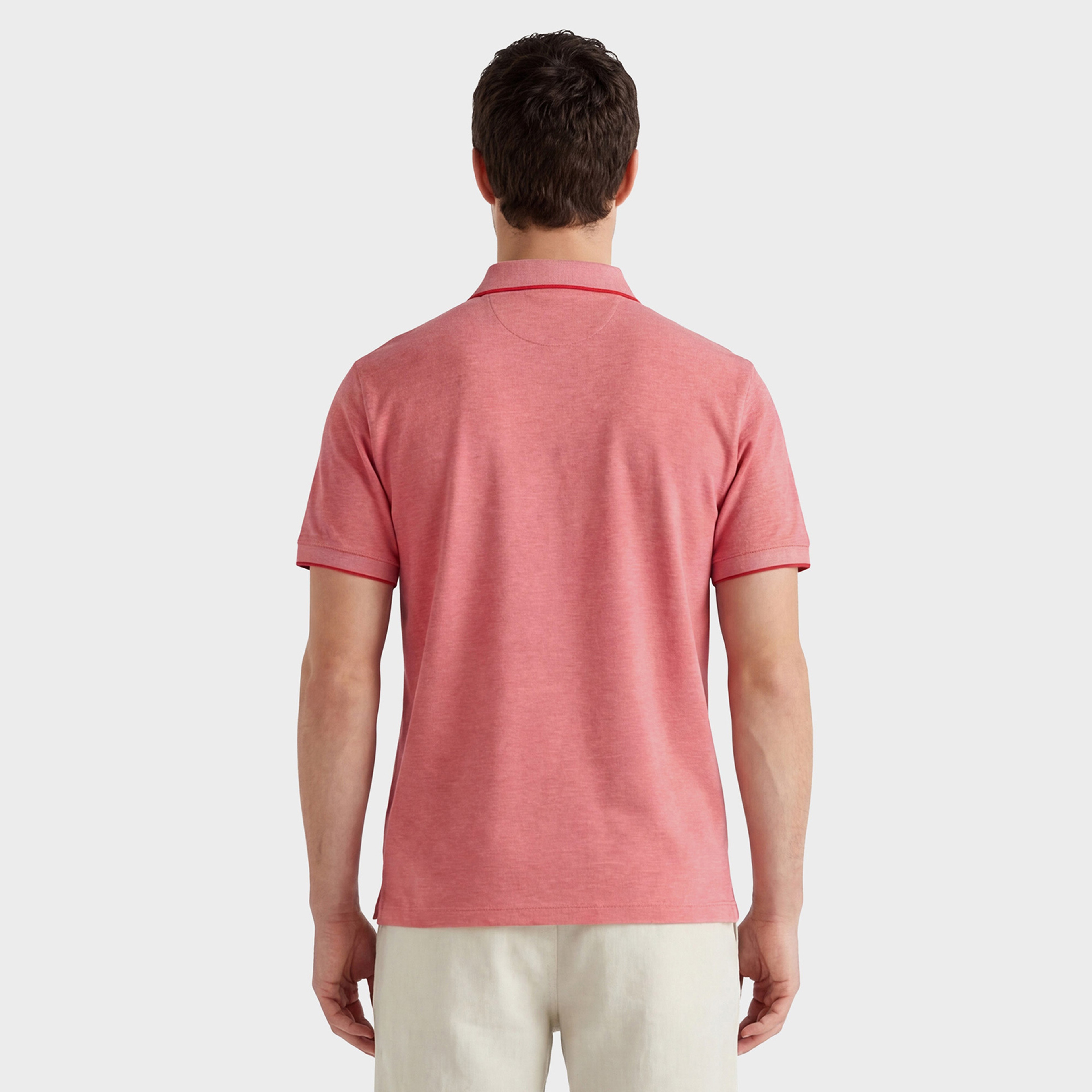 GANT Erkek Kırmızı Regular Fit Polo Yaka T-Shirt