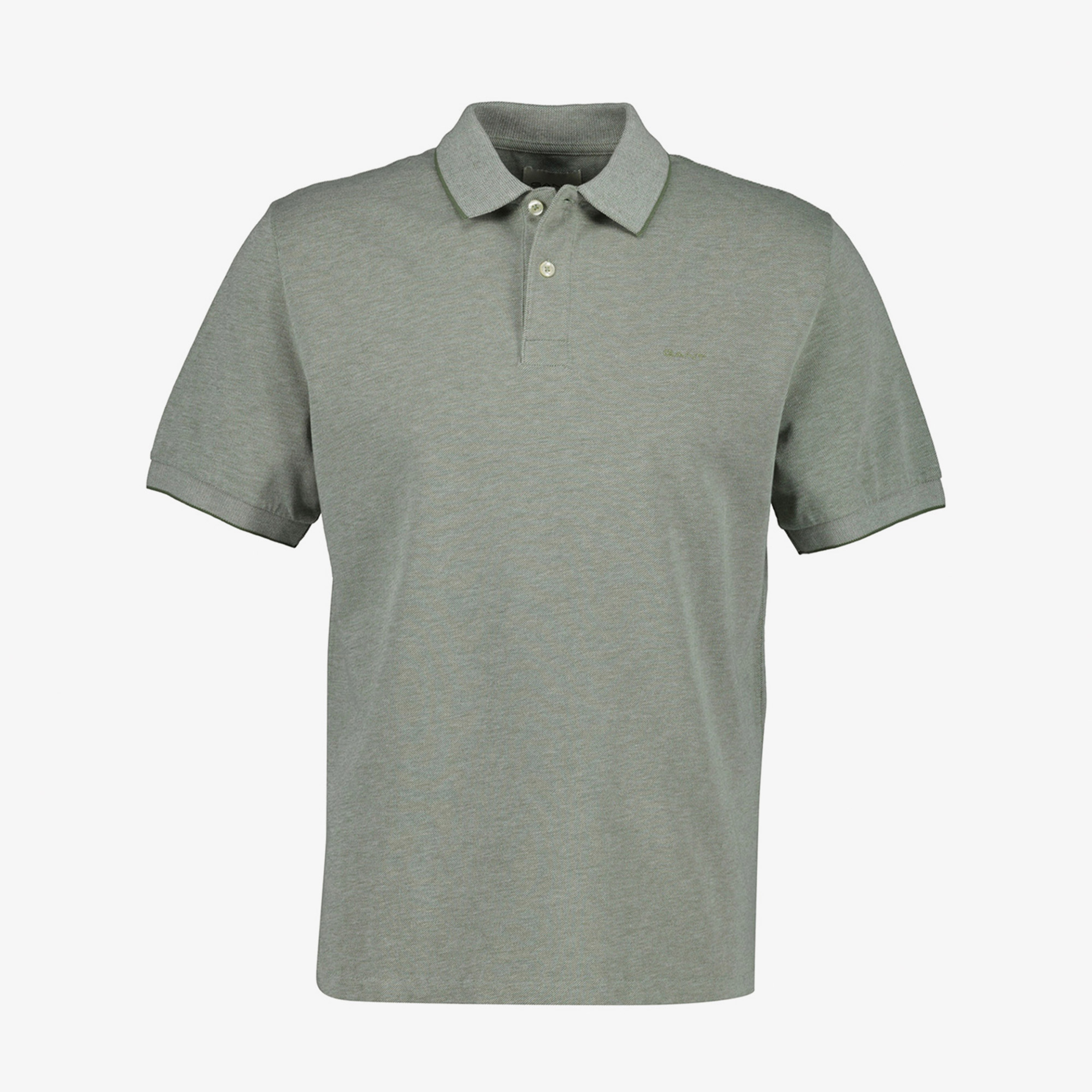 GANT Erkek Yeşil Regular Fit Polo Yaka T-Shirt