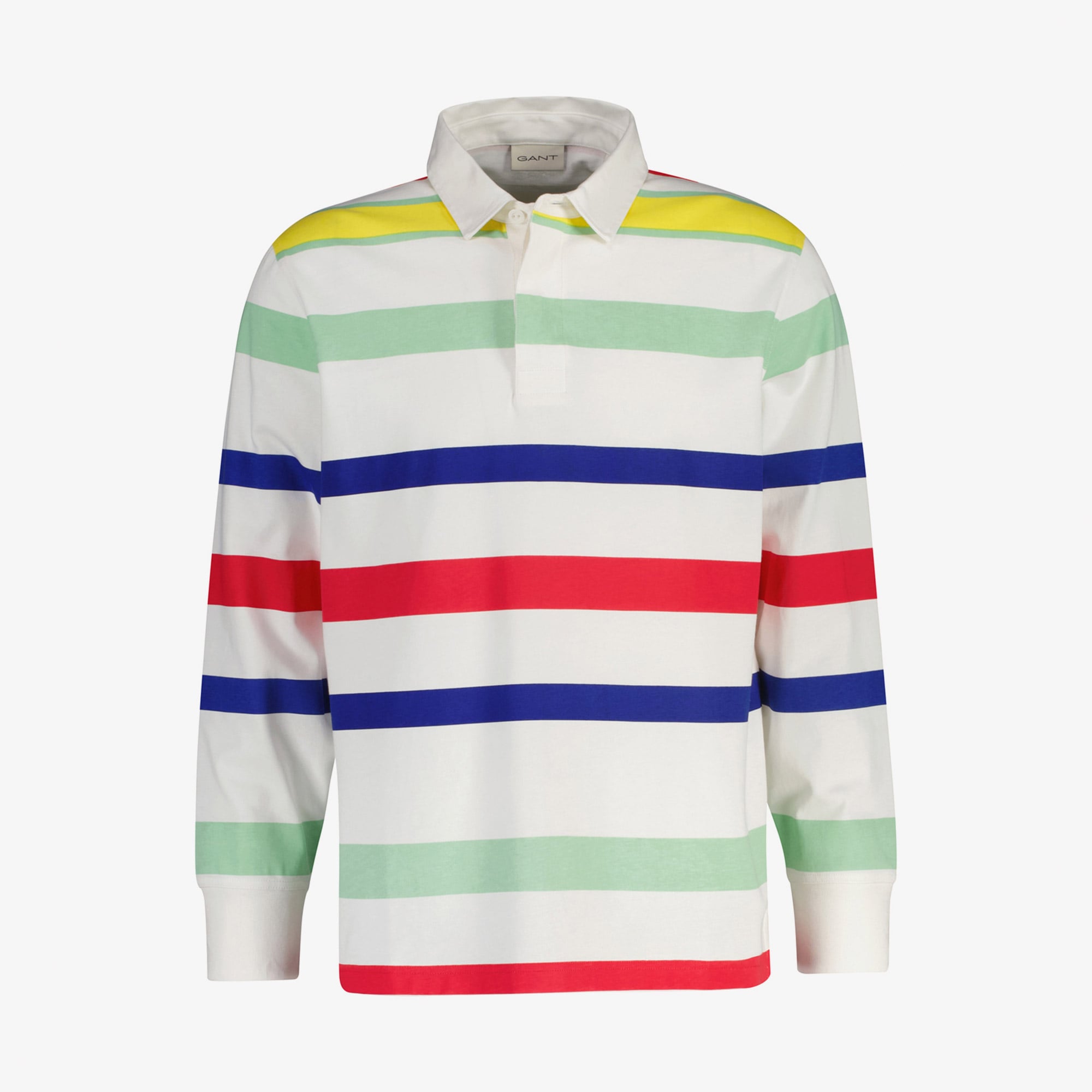 GANT Erkek Beyaz Logolu Rugby T-Shirt