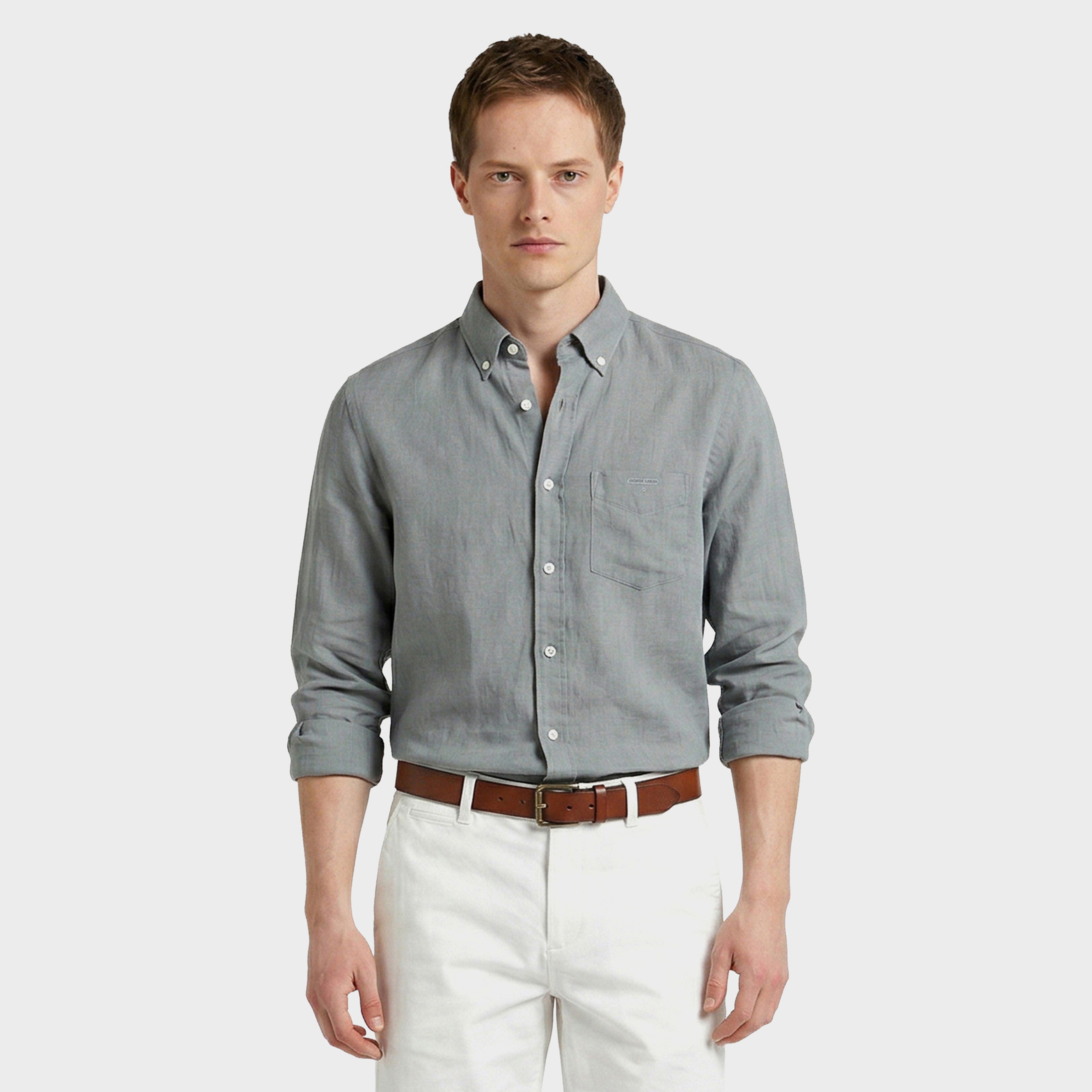 GANT Erkek Yeşil Regular Fit Gömlek