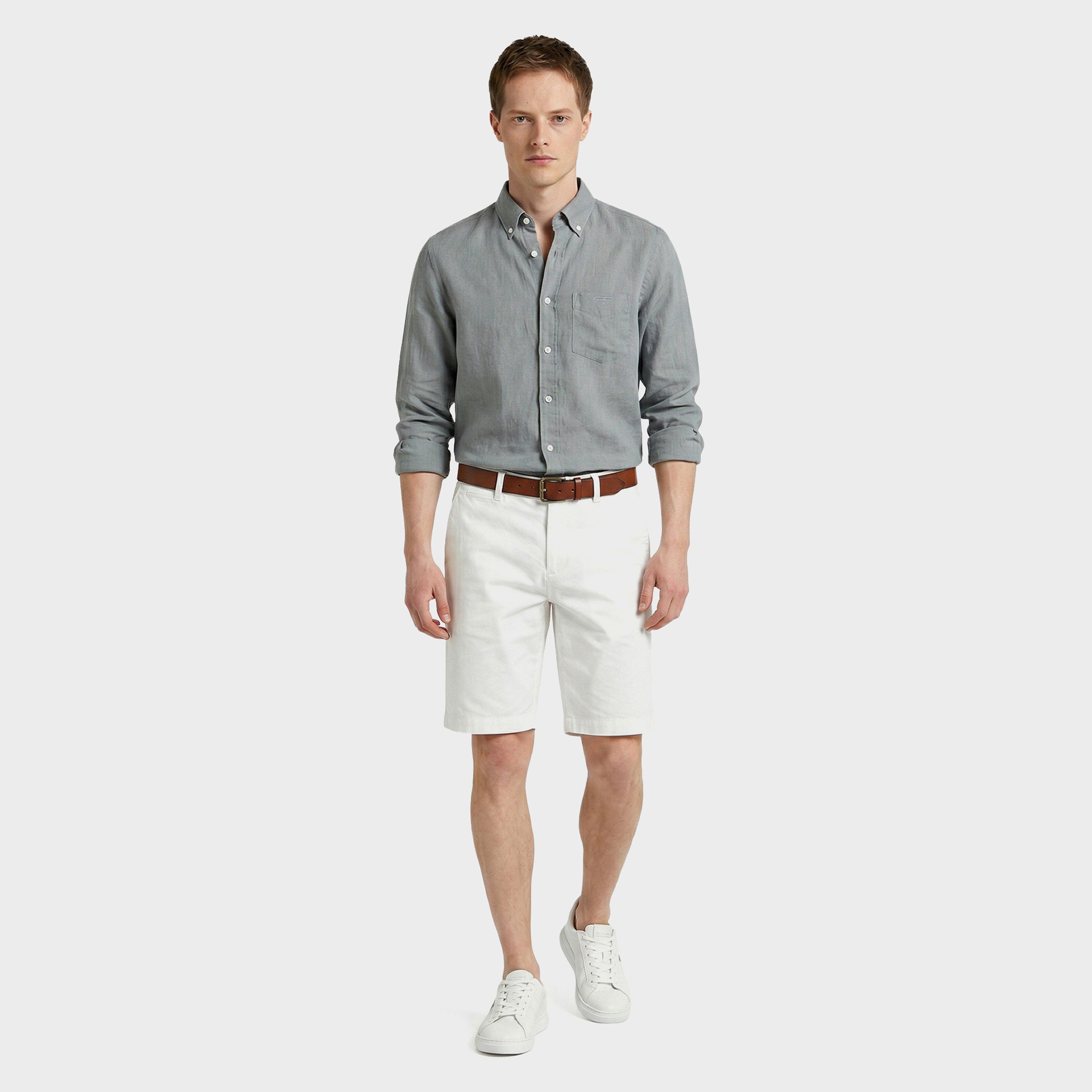GANT Erkek Yeşil Regular Fit Gömlek