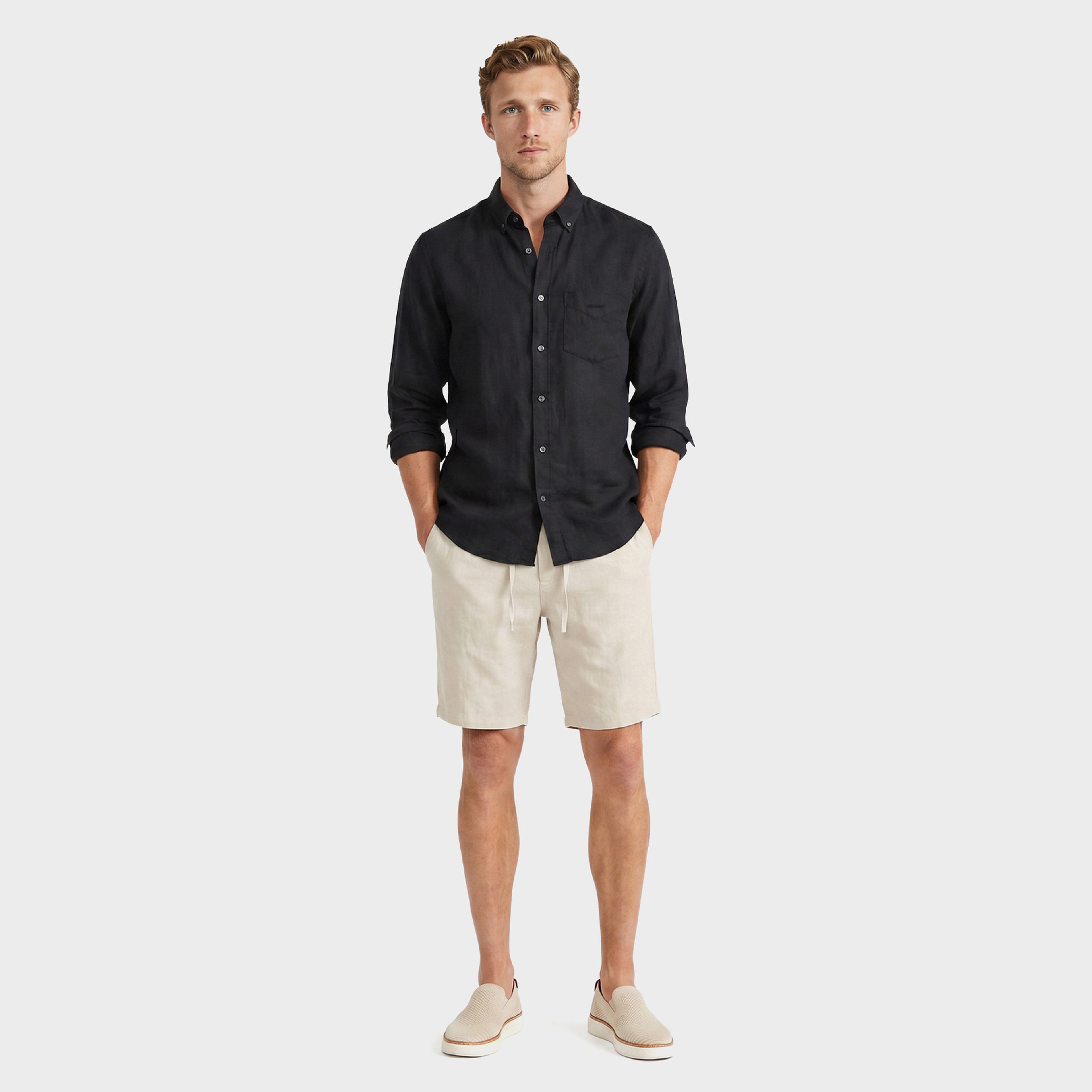 GANT Erkek Siyah Regular Fit Gömlek