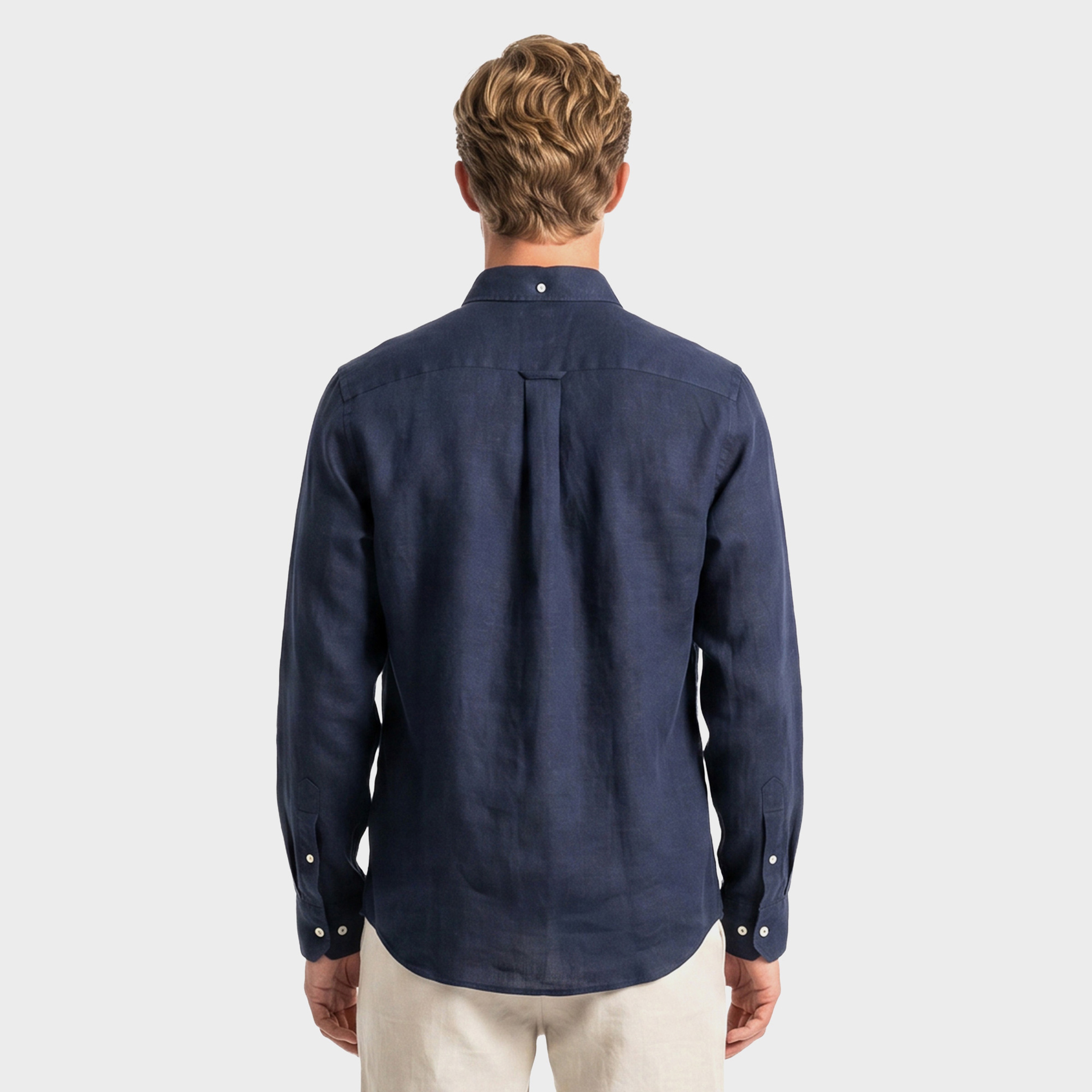GANT Erkek Lacivert Regular Fit Gömlek