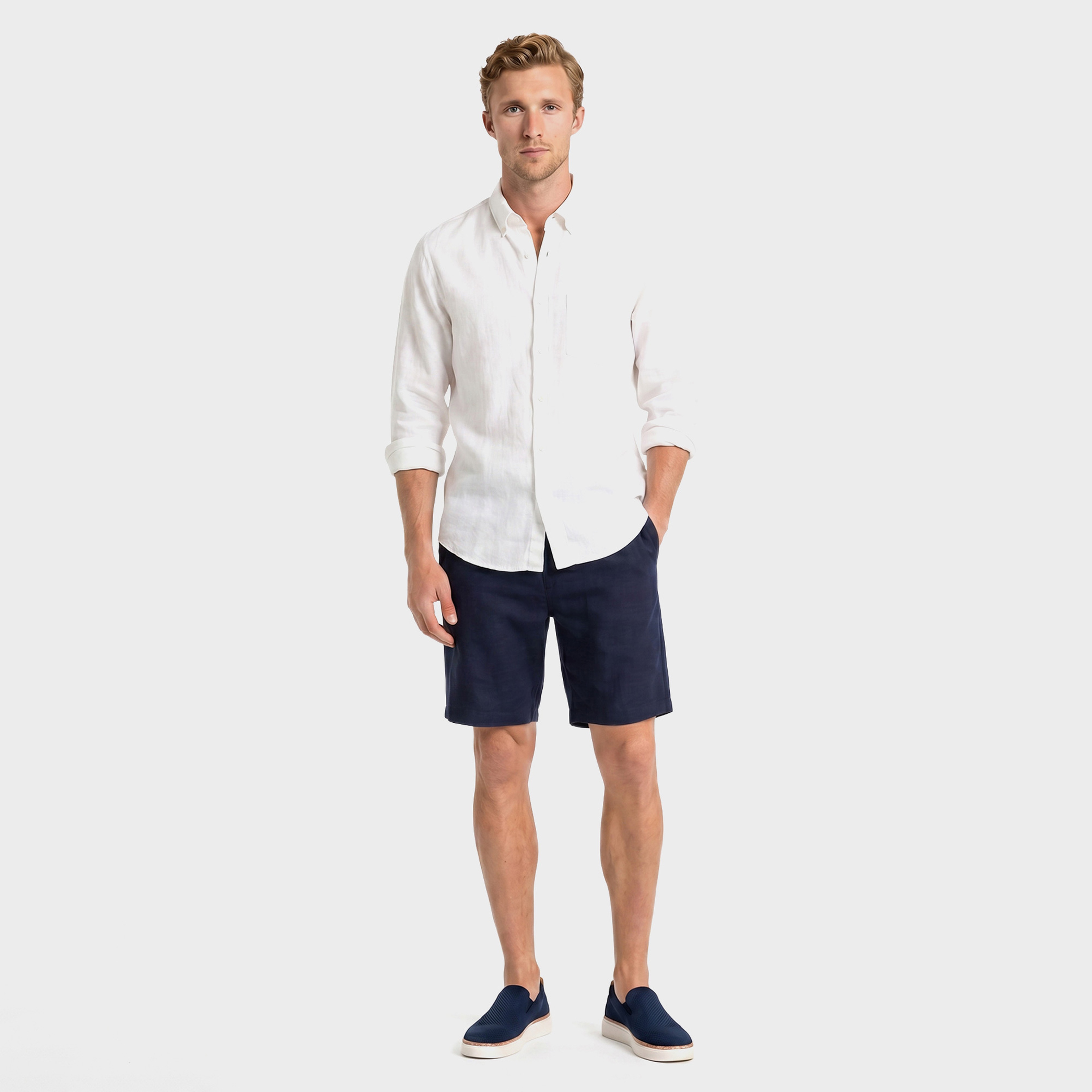 GANT Erkek Beyaz Regular Fit Gömlek