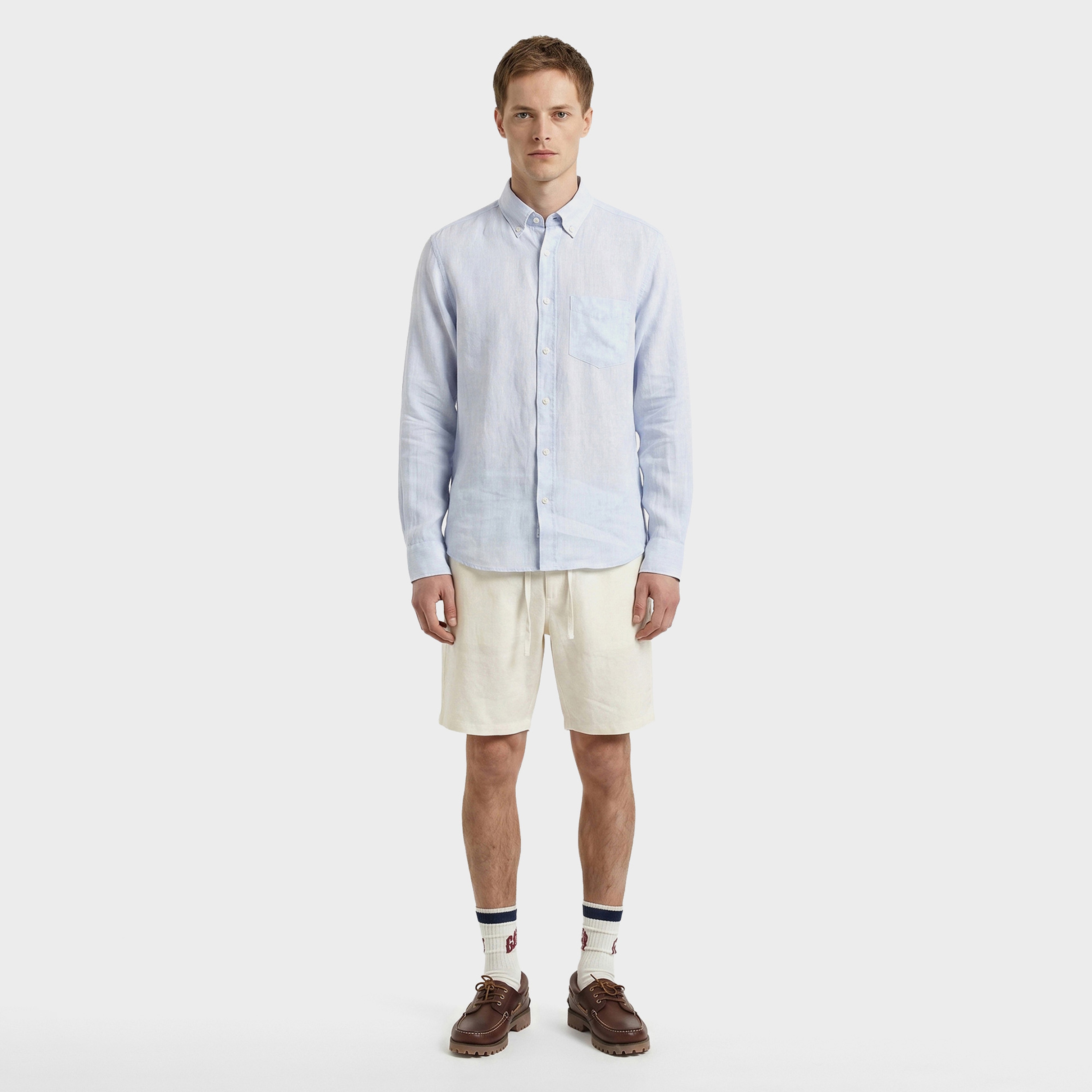 GANT Erkek Mavi Regular Fit Gömlek