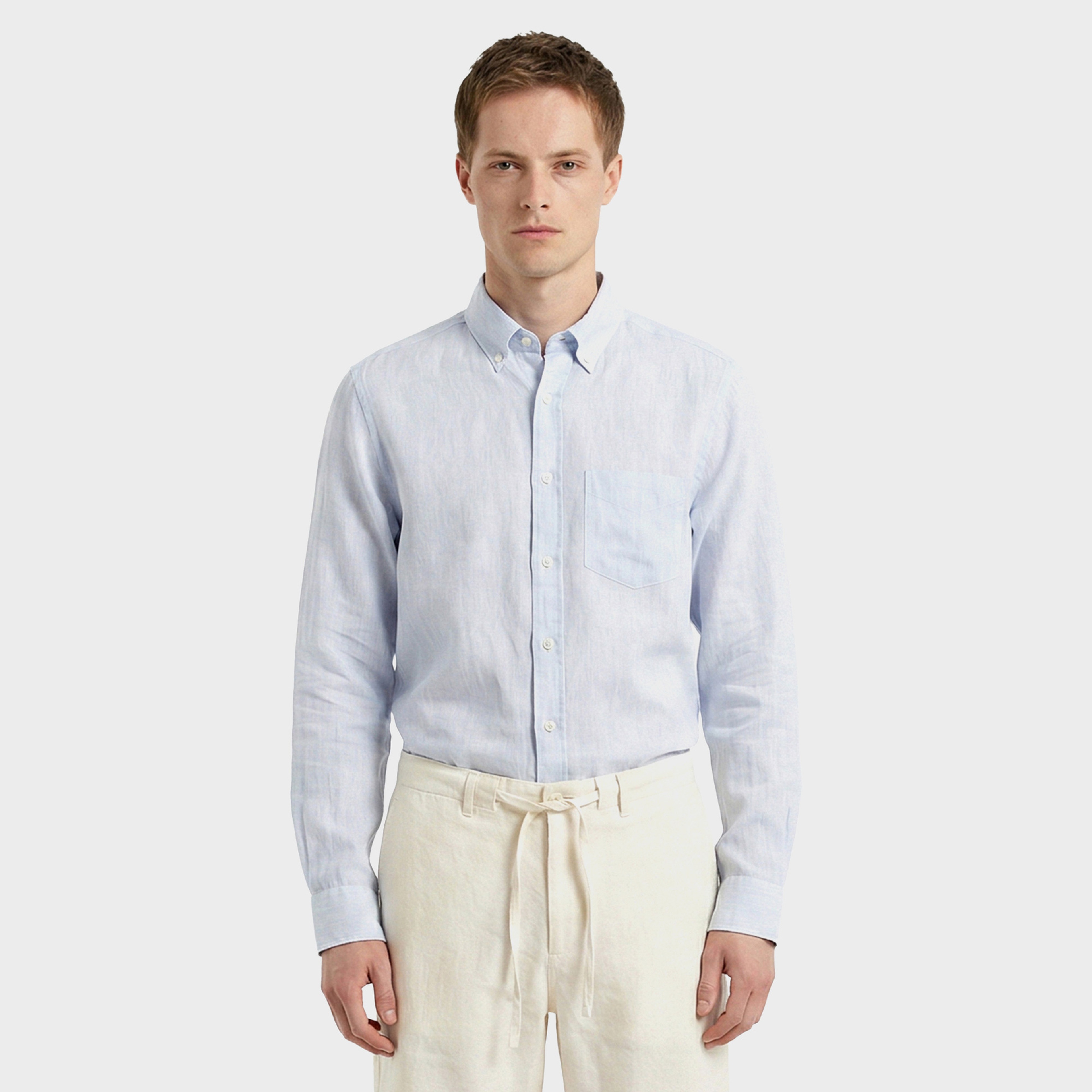 GANT Erkek Mavi Regular Fit Gömlek