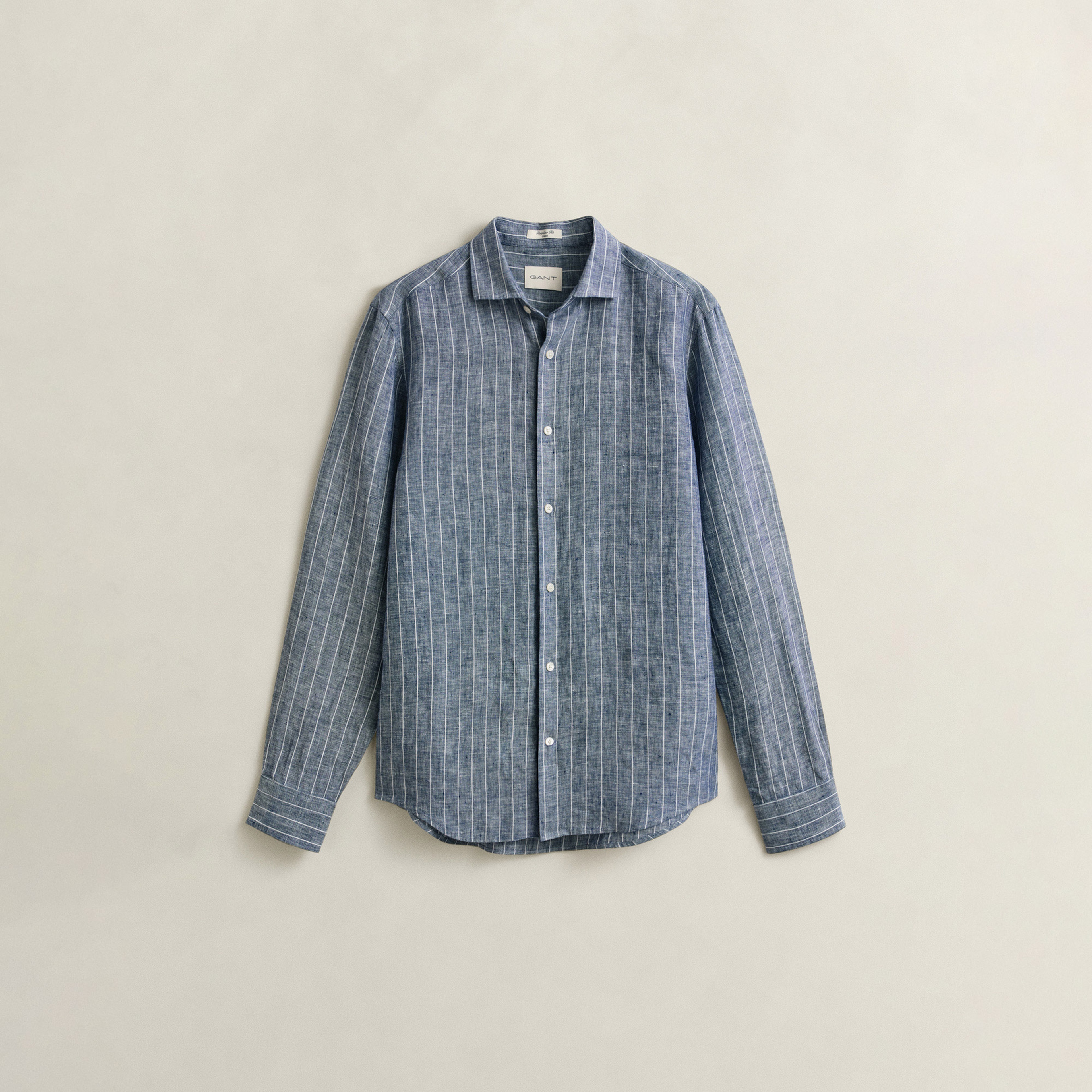 GANT Erkek Mavi Regular Fit Çizgili Gömlek