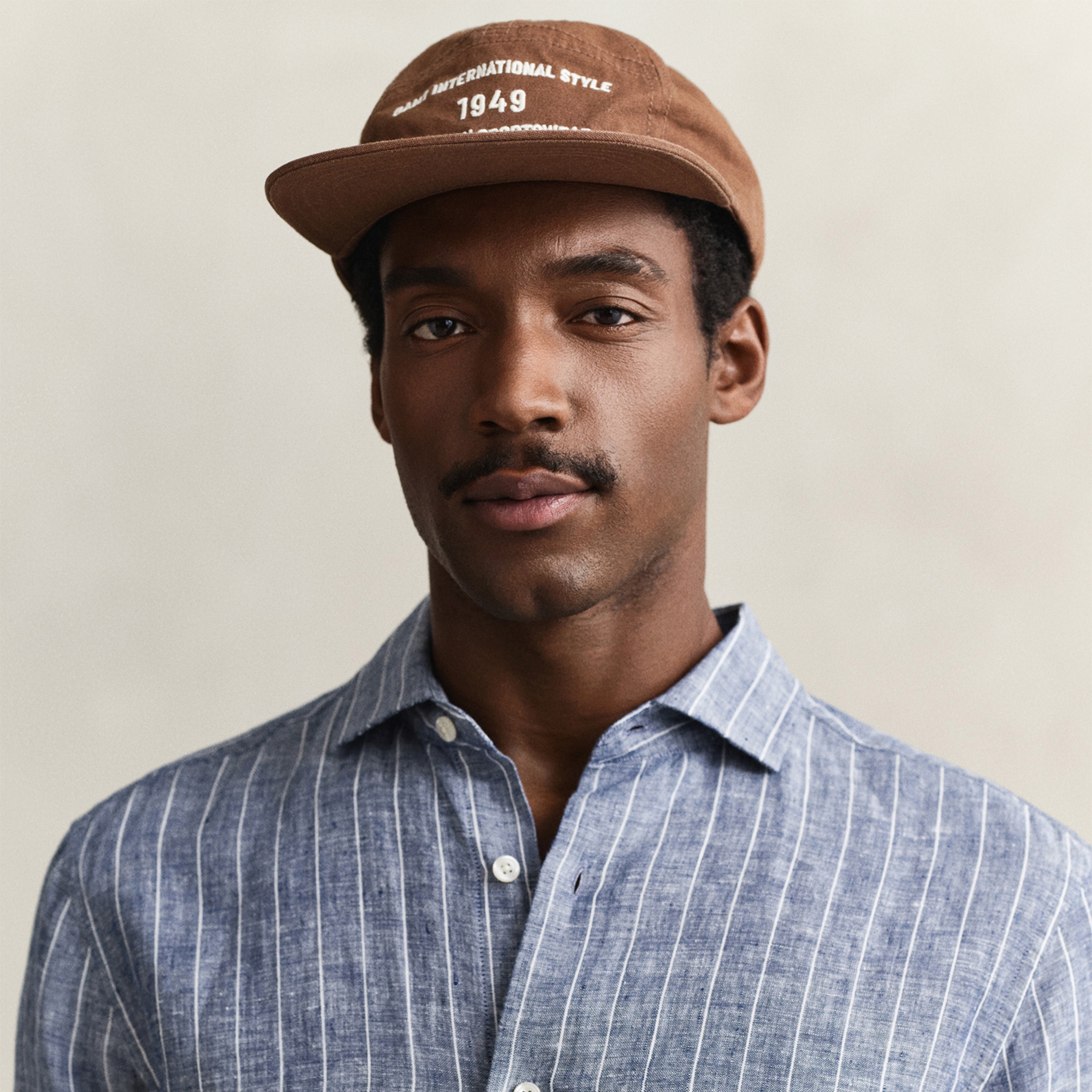GANT Erkek Mavi Regular Fit Çizgili Gömlek