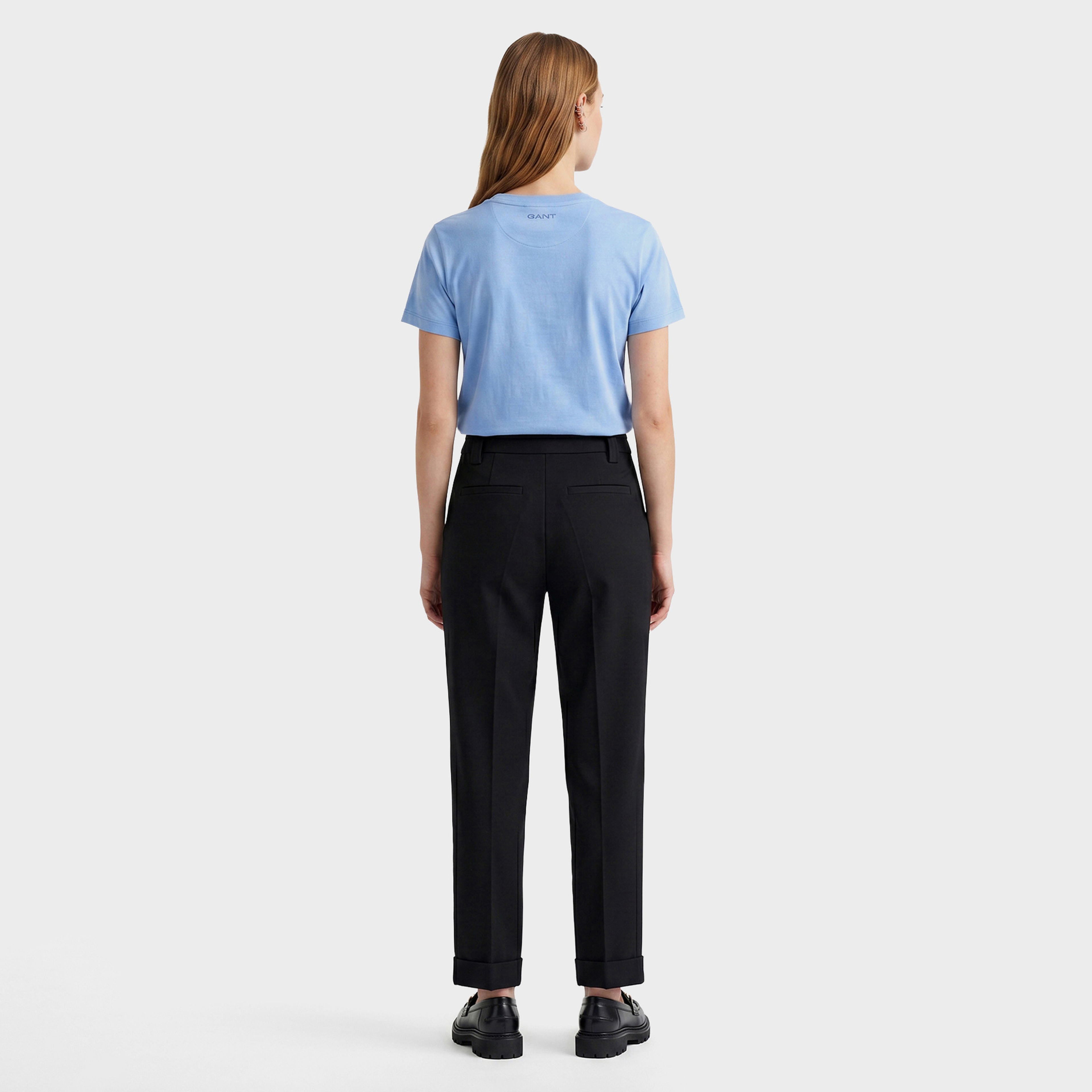 GANT Kadın Siyah Regular Fit Pantolon
