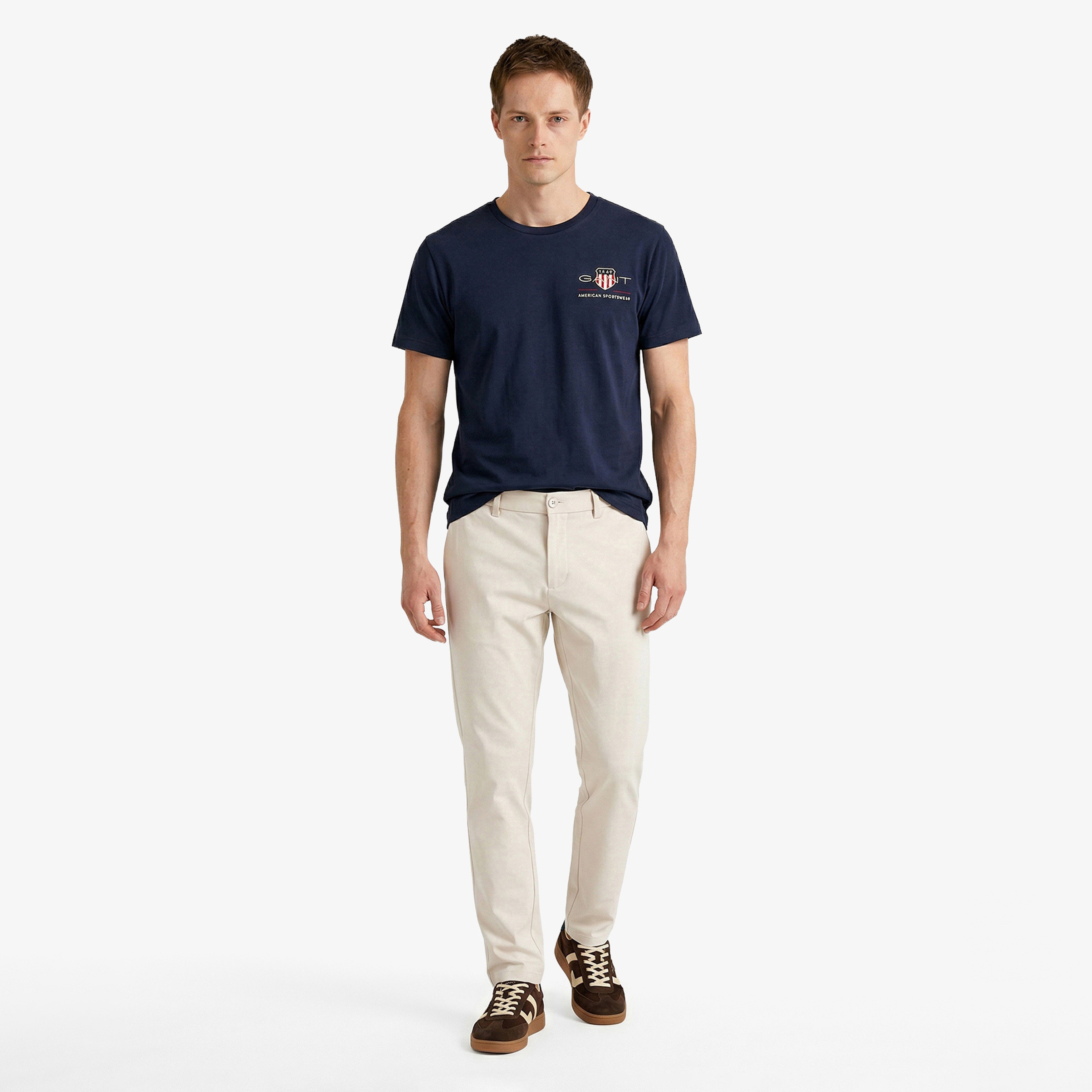 GANT Erkek Bej Regular Fit Smart Jogger Pantolon