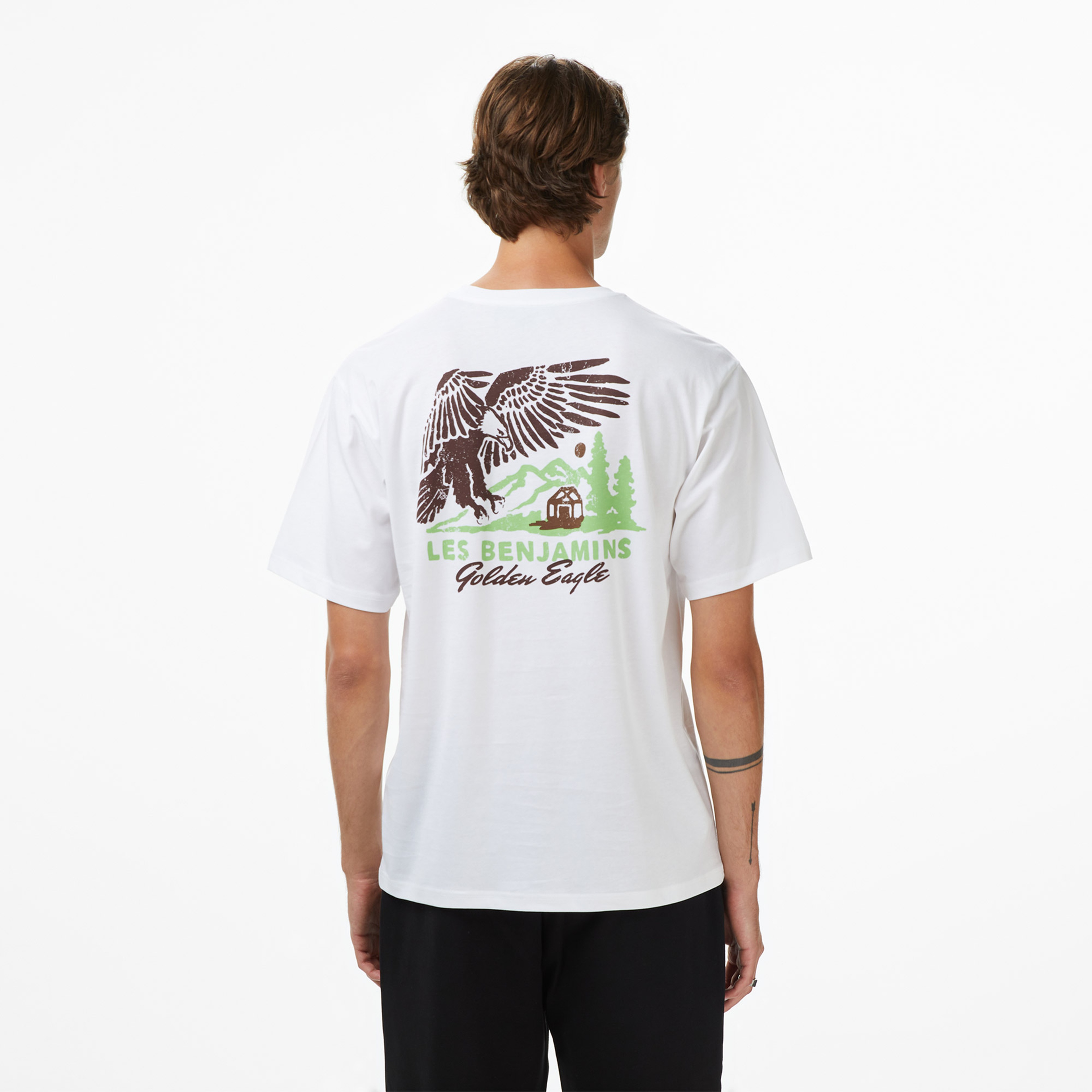 Les Benjamins Relaxed 017 Erkek Beyaz T-Shirt