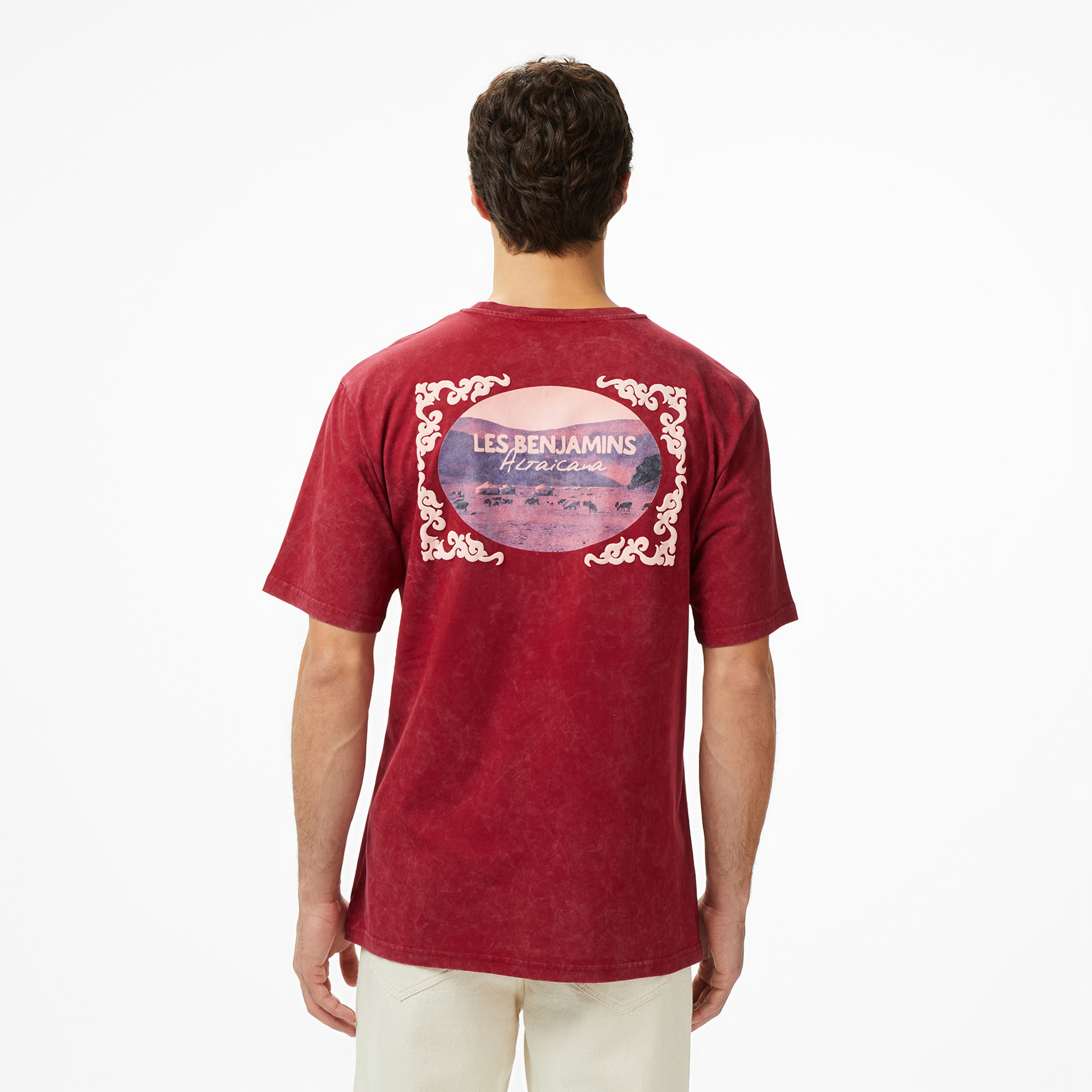 Les Benjamins Relaxed 037 Erkek Kırmızı T-Shirt