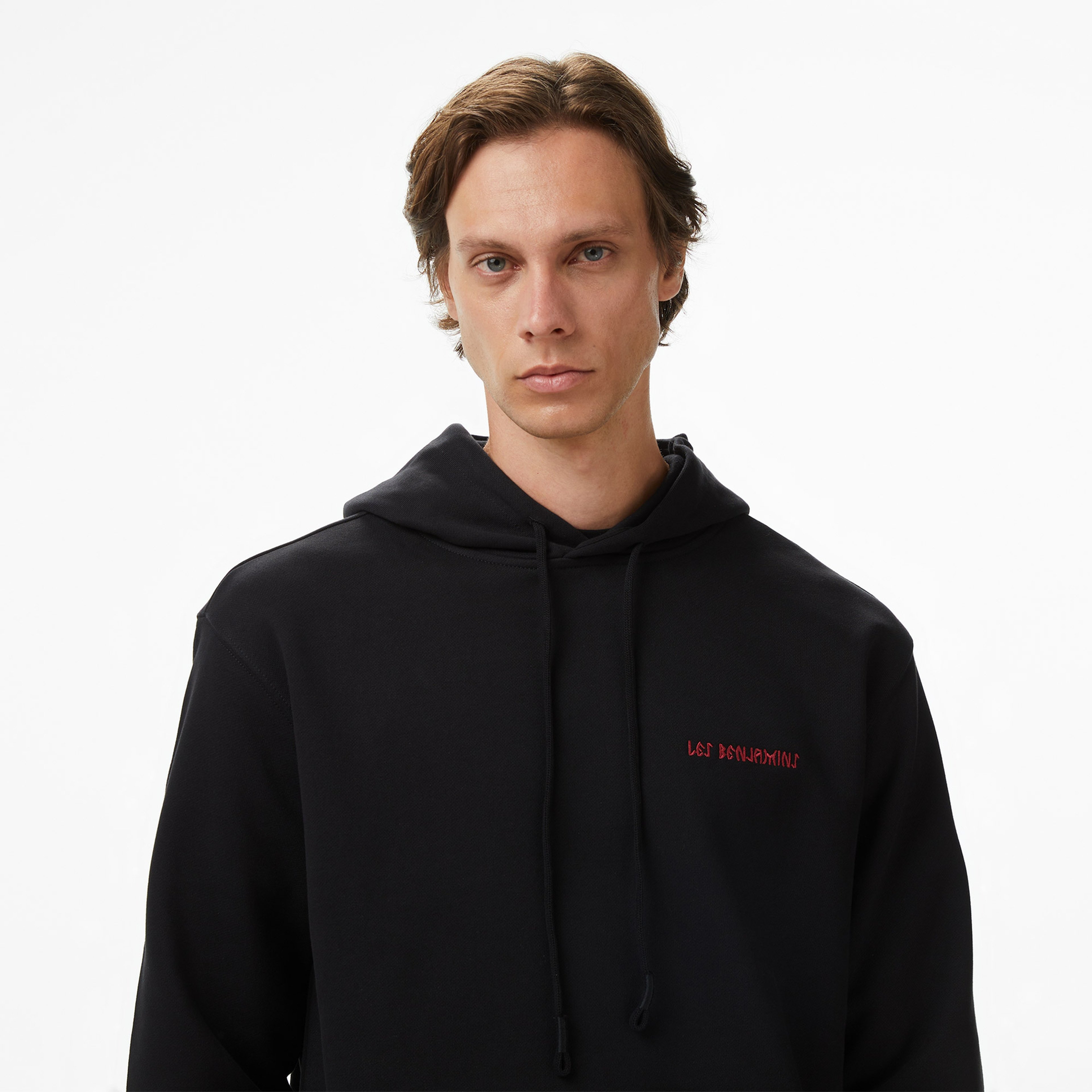 Les Benjamins 018 Erkek Siyah Sweatshirt