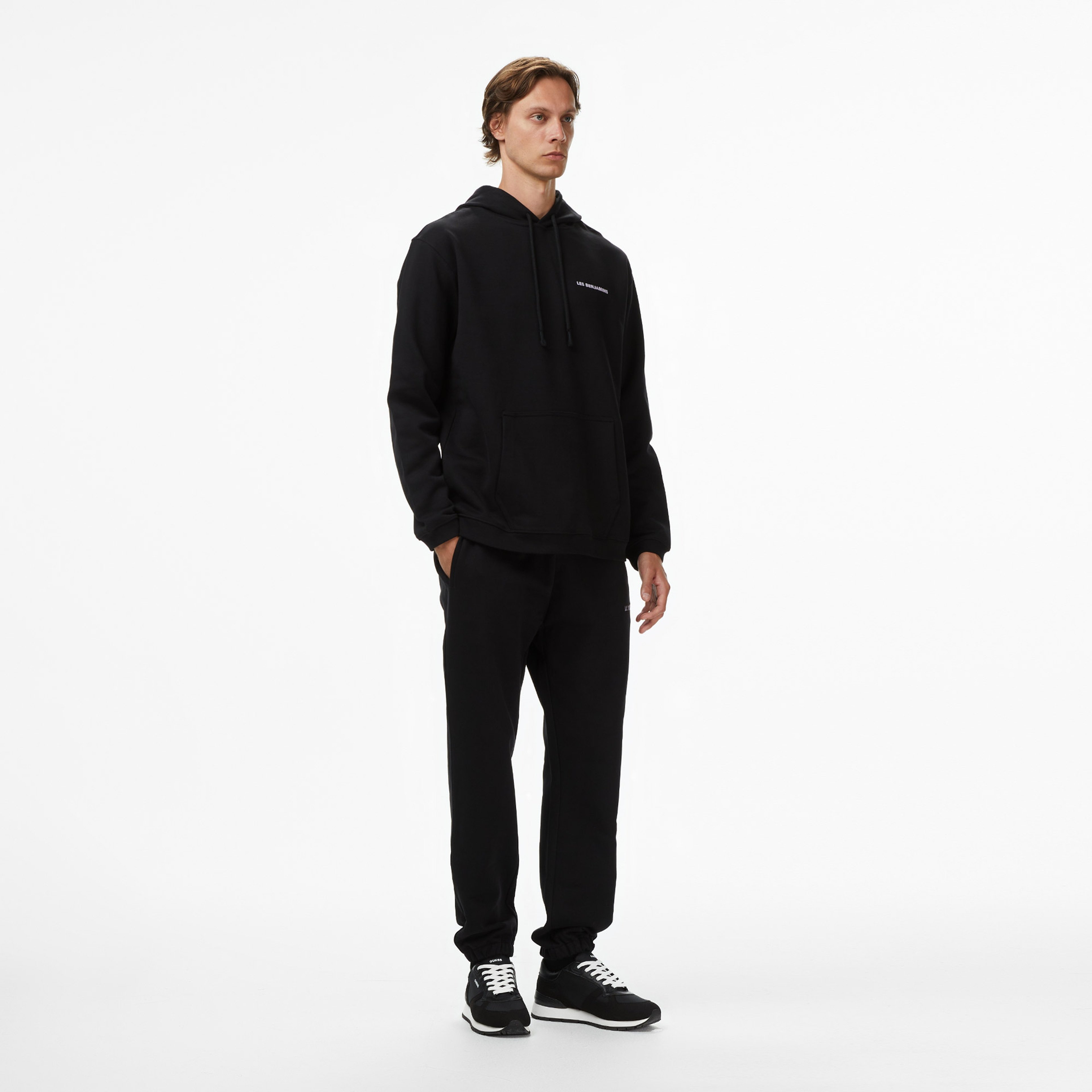 Les Benjamins 009 Erkek Siyah Sweatshirt