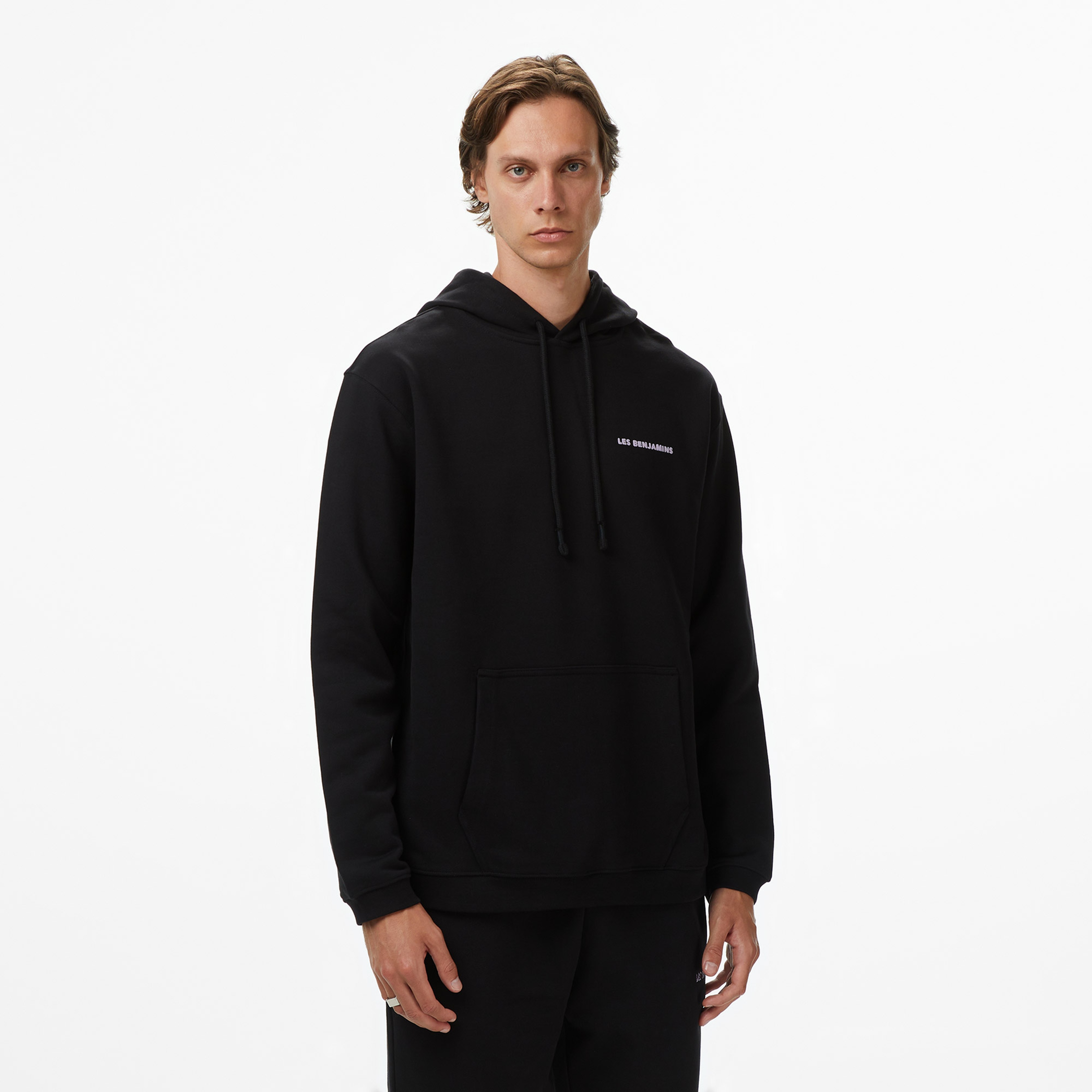 Les Benjamins 009 Erkek Siyah Sweatshirt