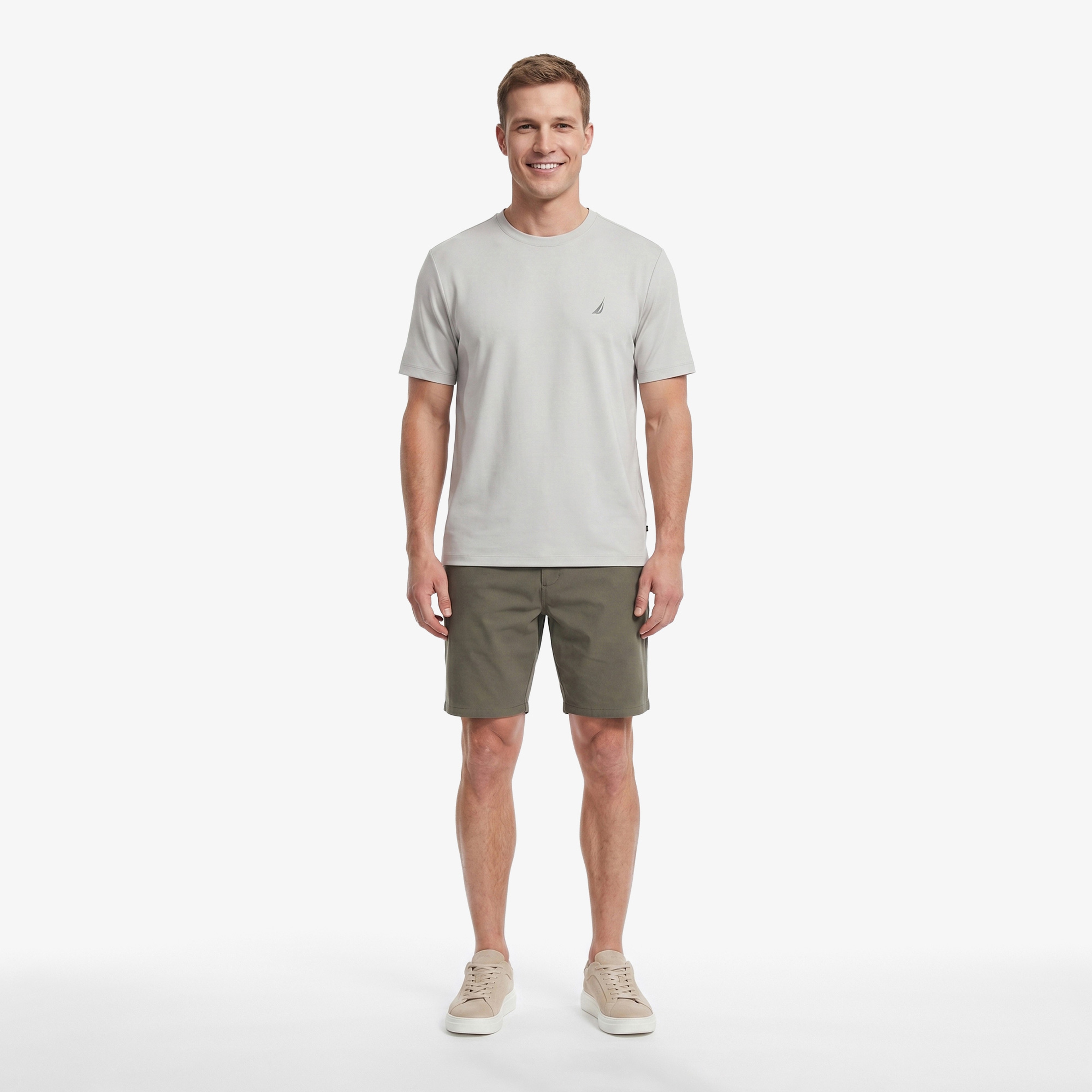 Nautica Erkek Gri T-Shirt