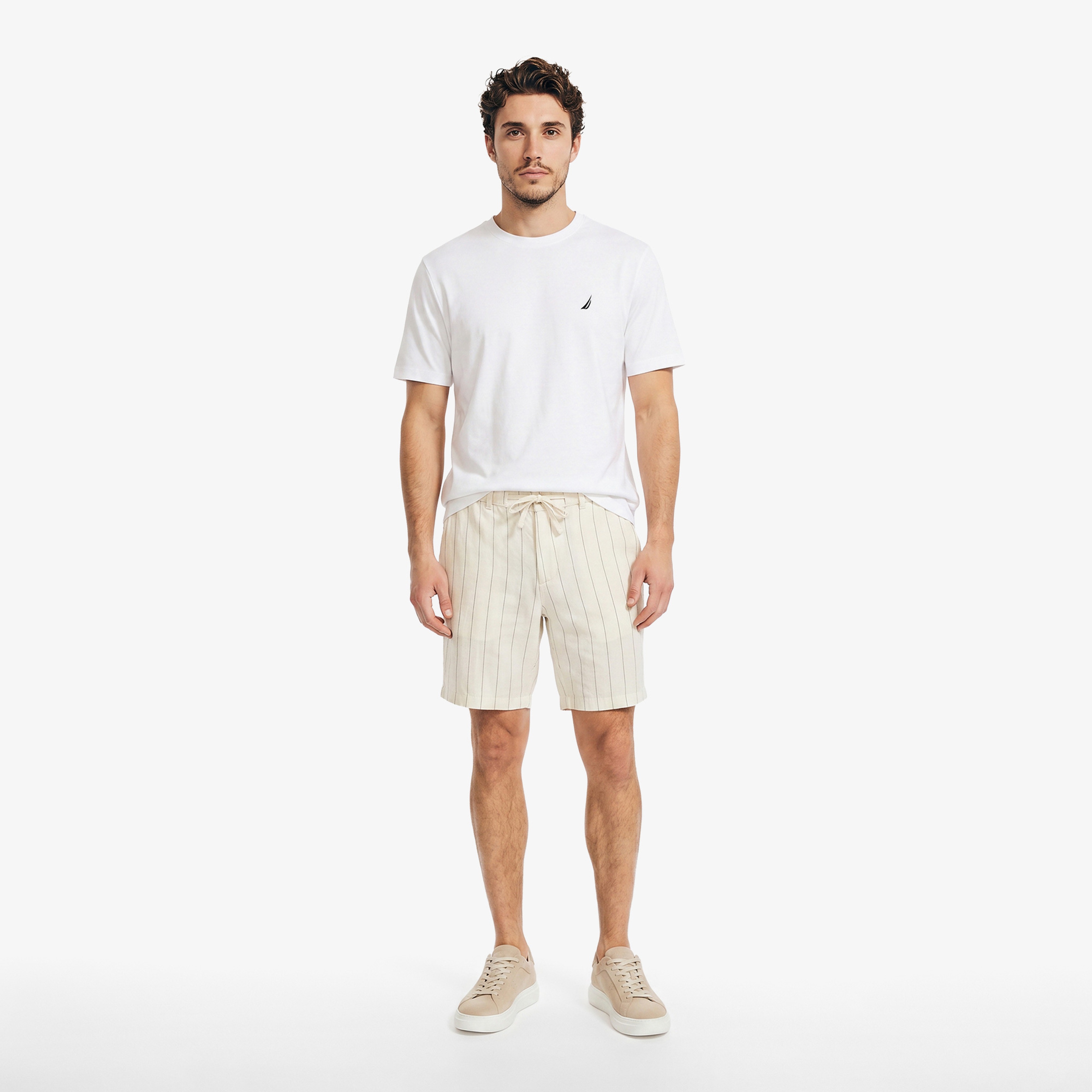 Nautica Erkek Beyaz T-Shirt