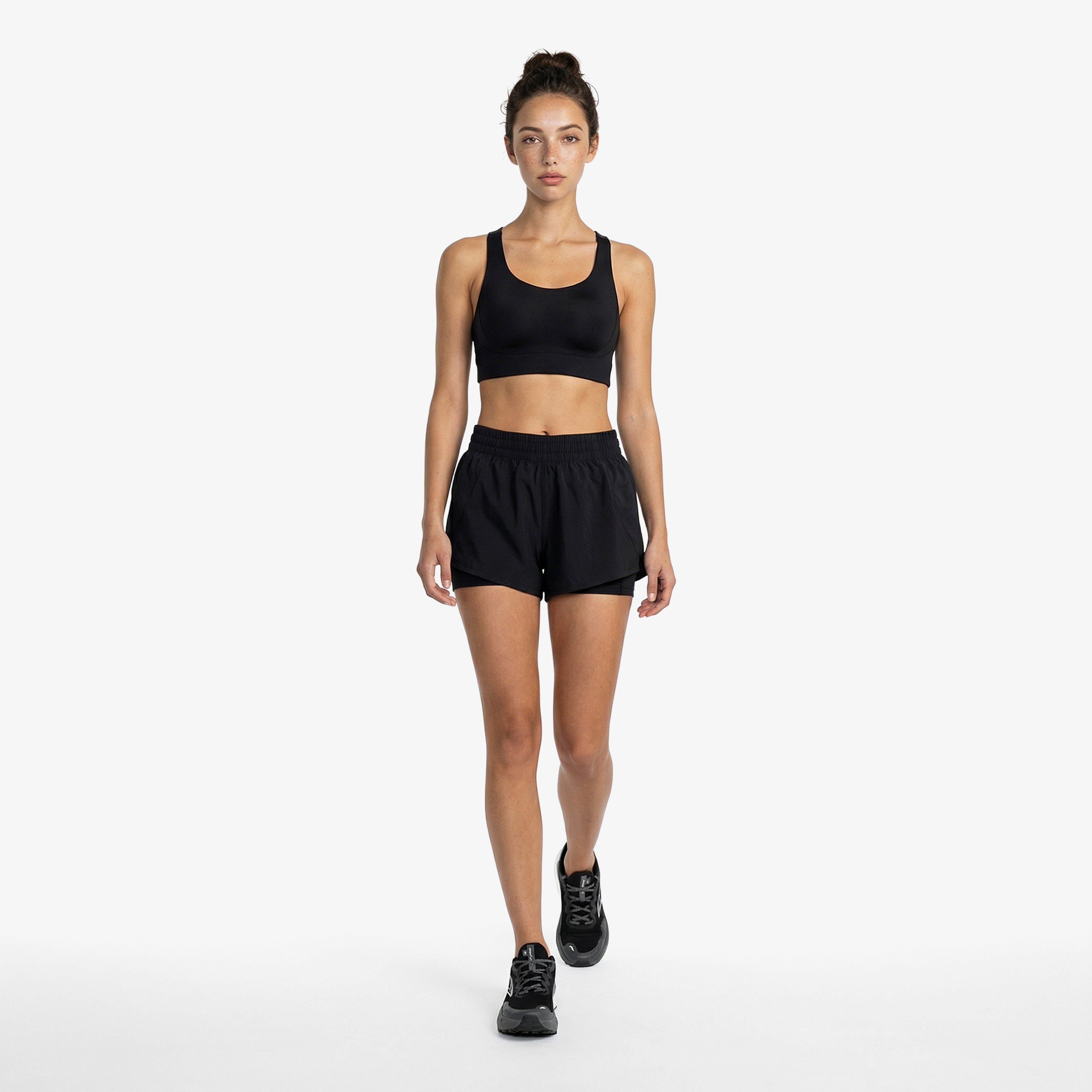 Brooks Limitless Racerback Kadın Siyah Bra