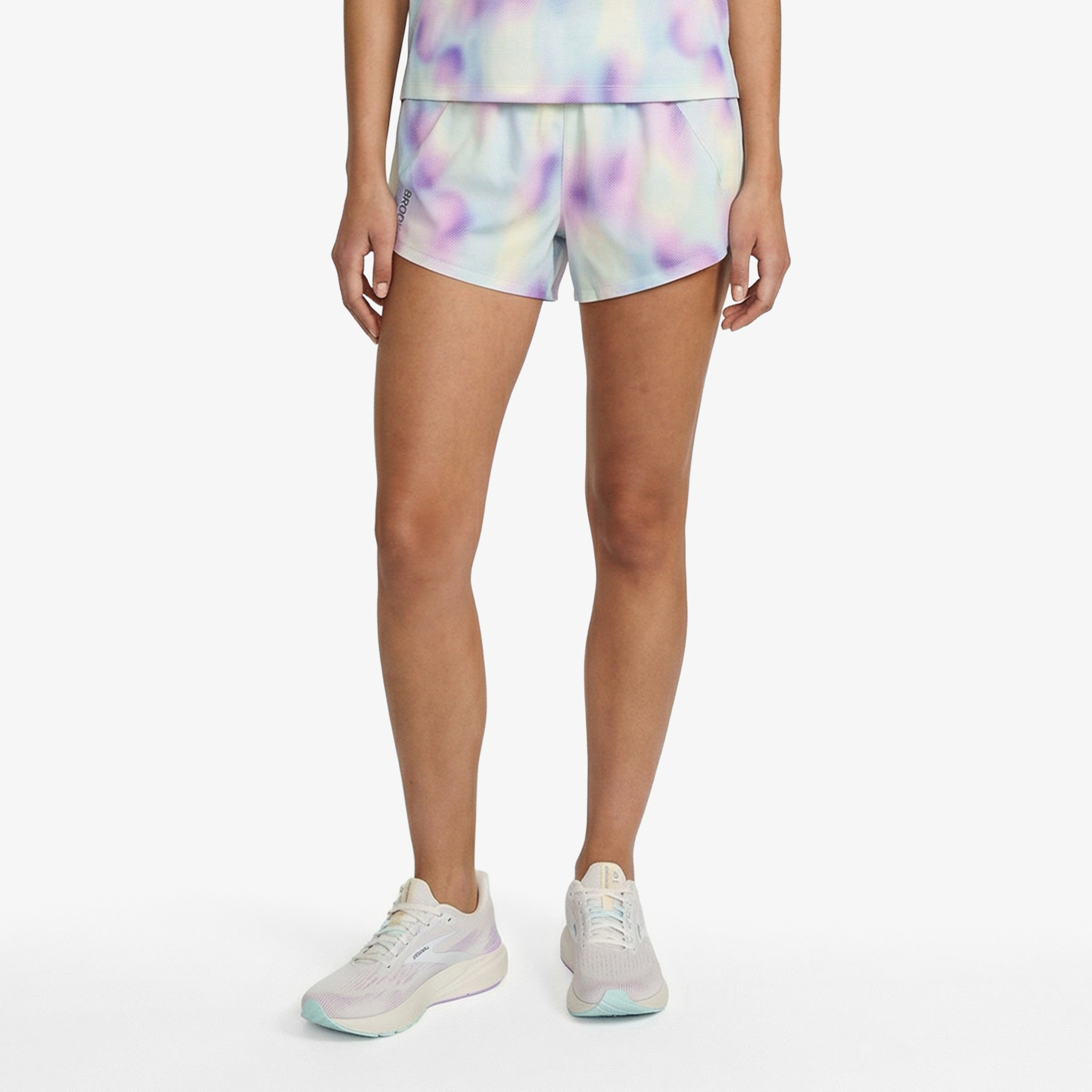 Brooks Dash Printed Kadın Mavi Şort