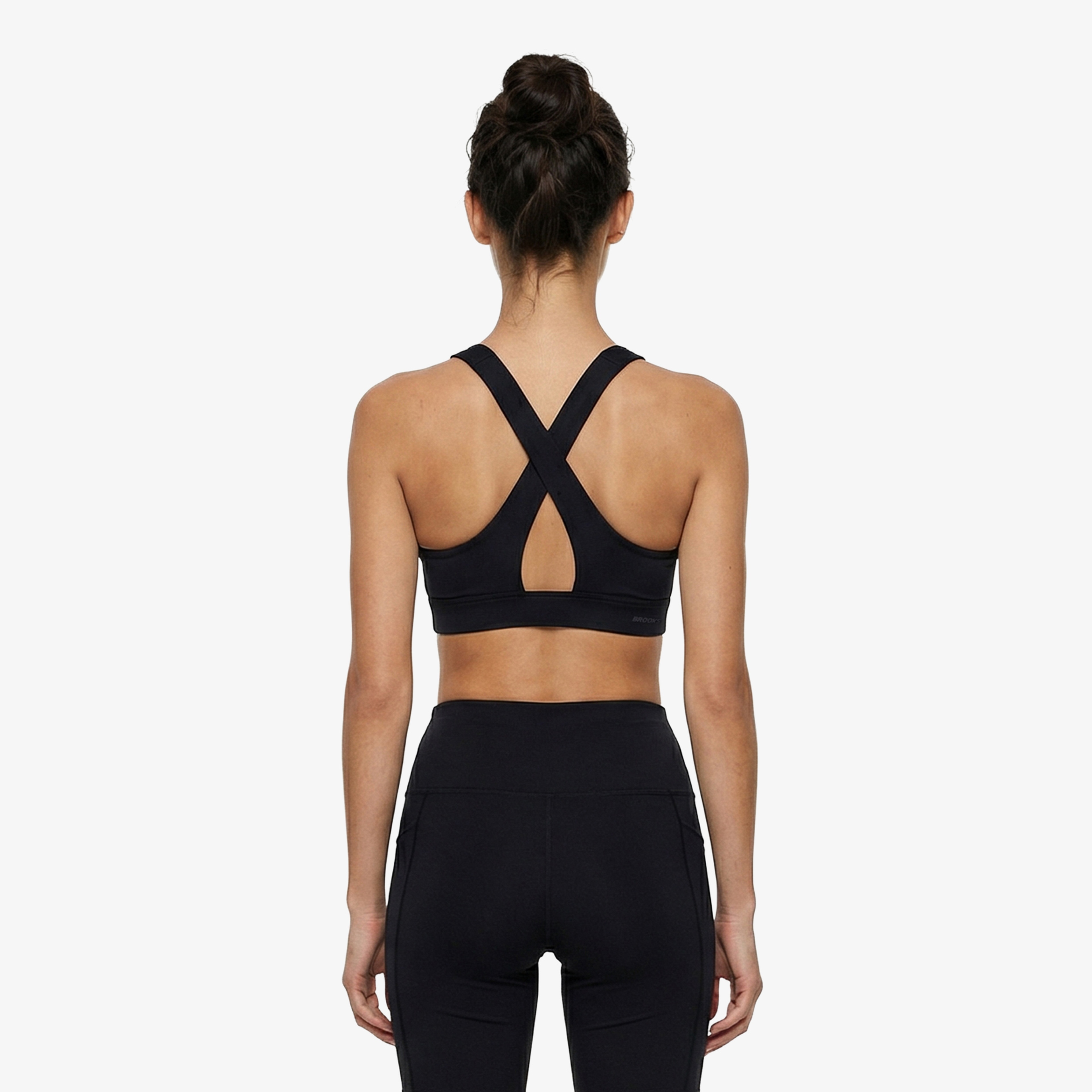 Brooks Chaser Padded Kadın Siyah Bra