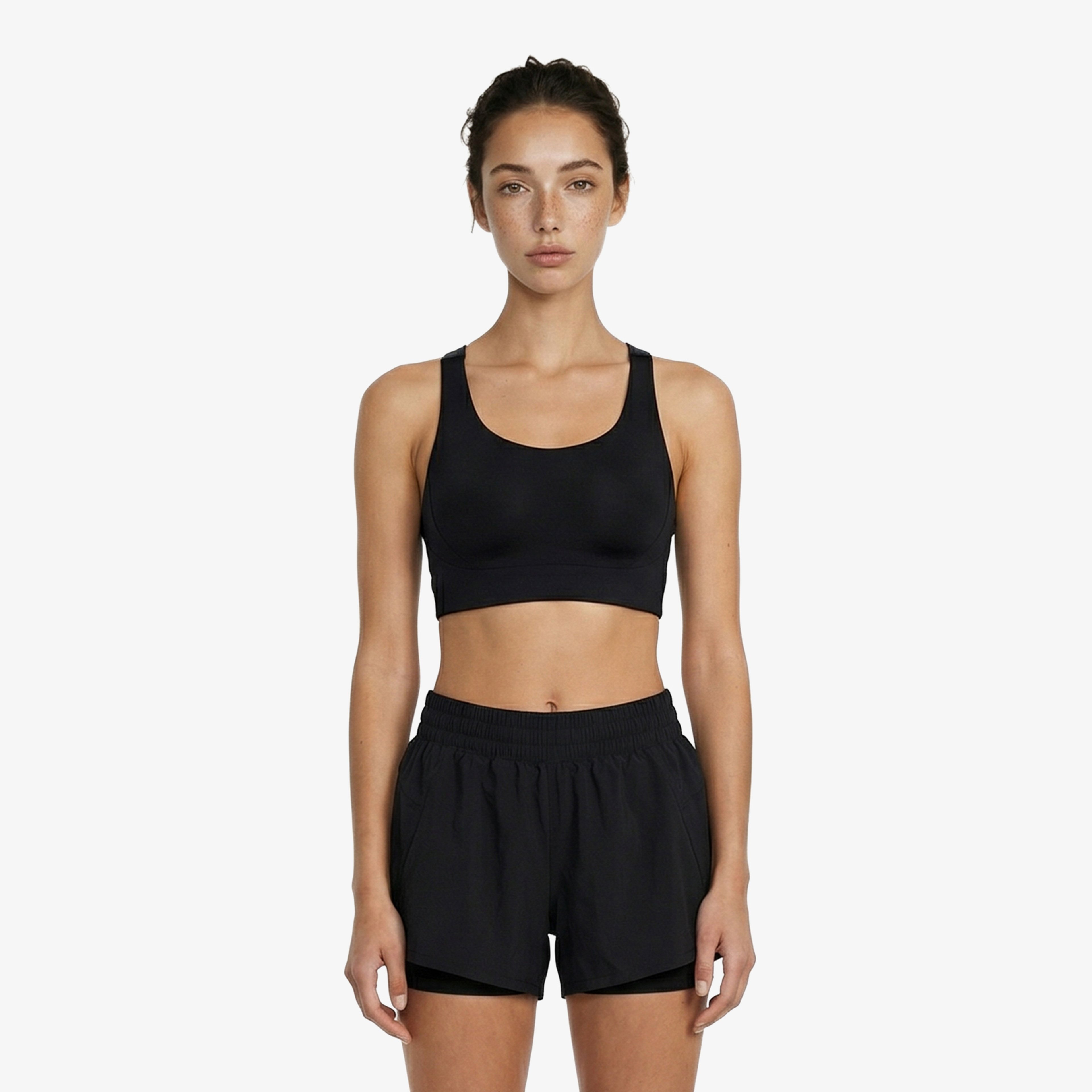Brooks Limitless Racerback  Kadın Siyah Bra