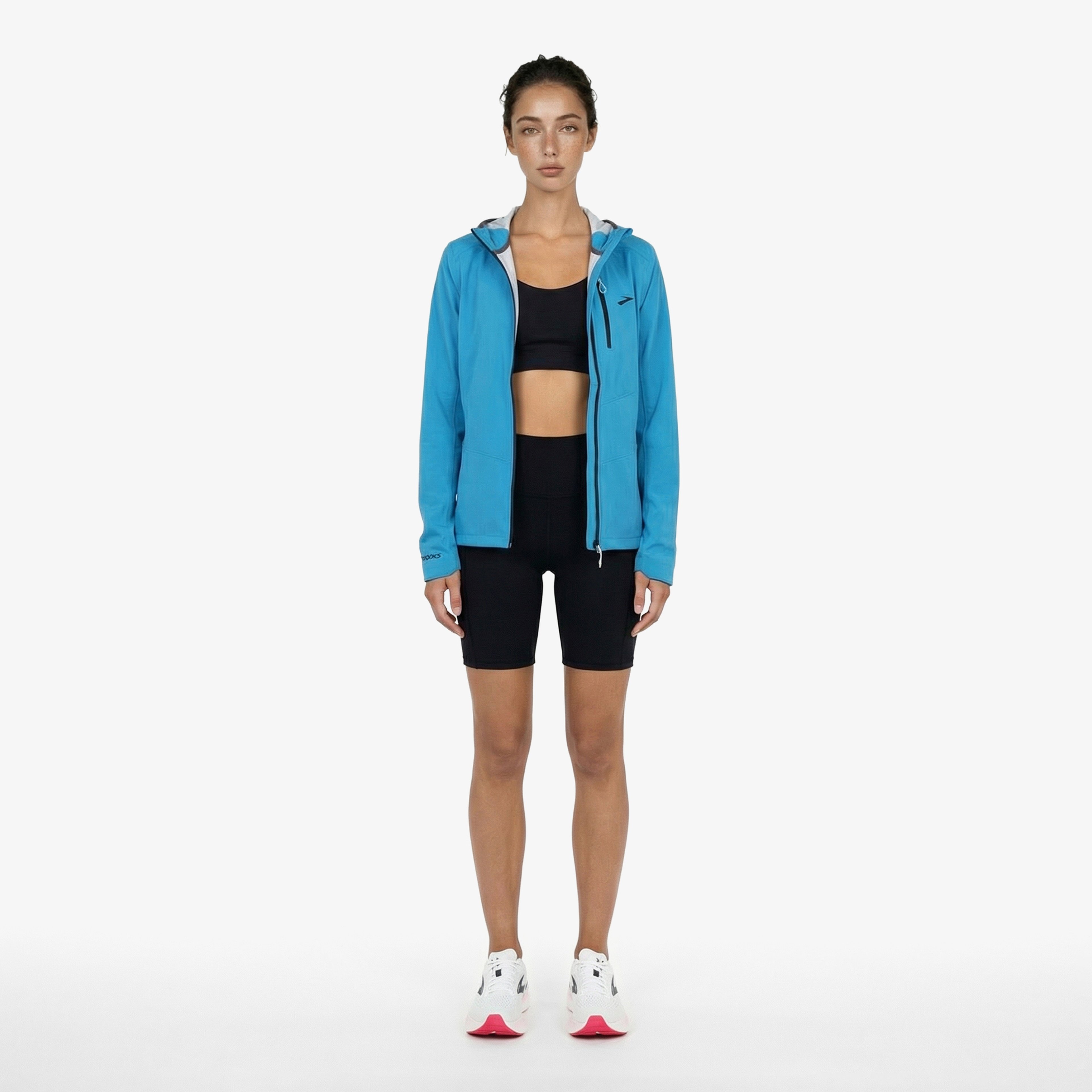 Brooks High Point Waterproof 2 Kadın Mavi Ceket