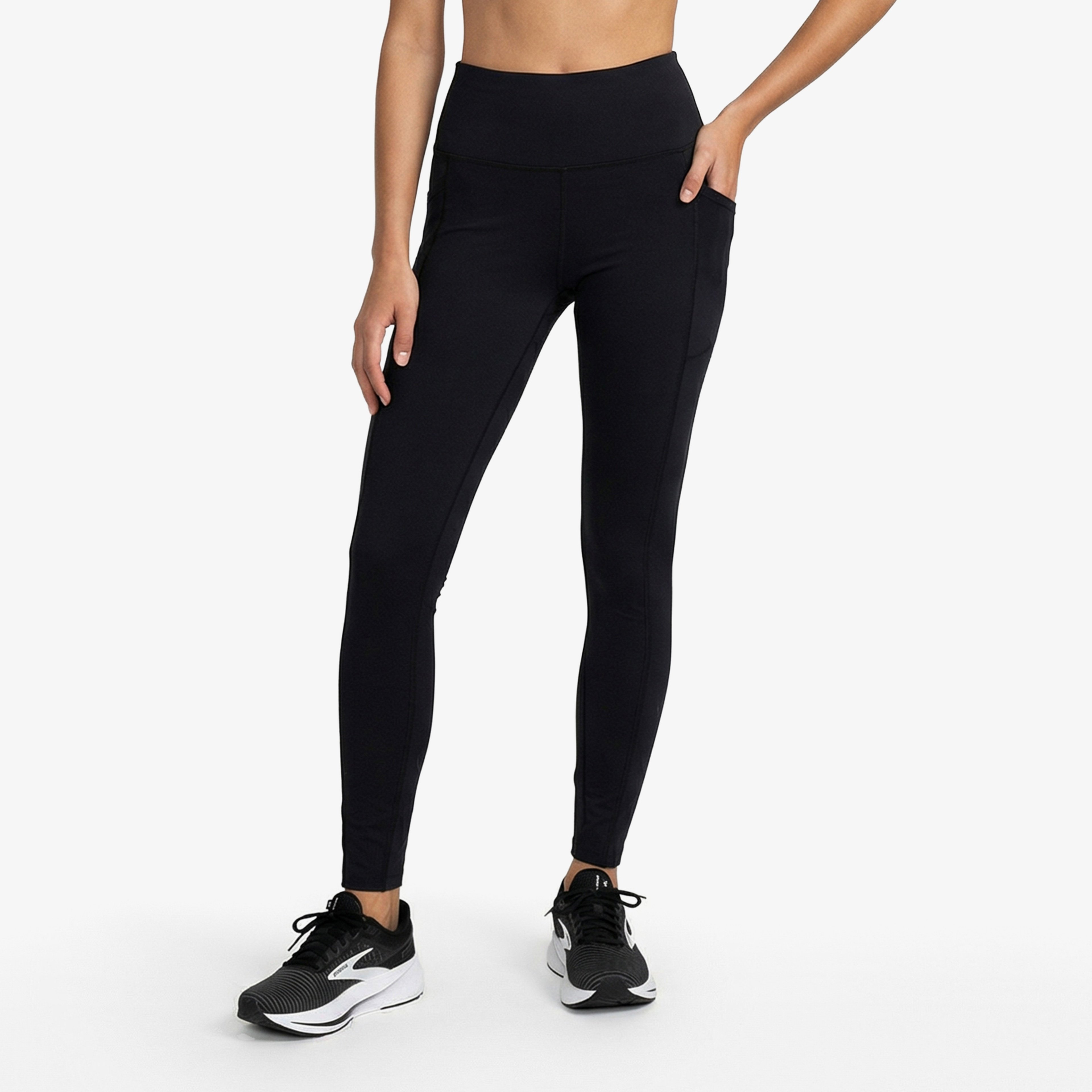 Brooks Chaser 7/8 Kadın Siyah Tayt