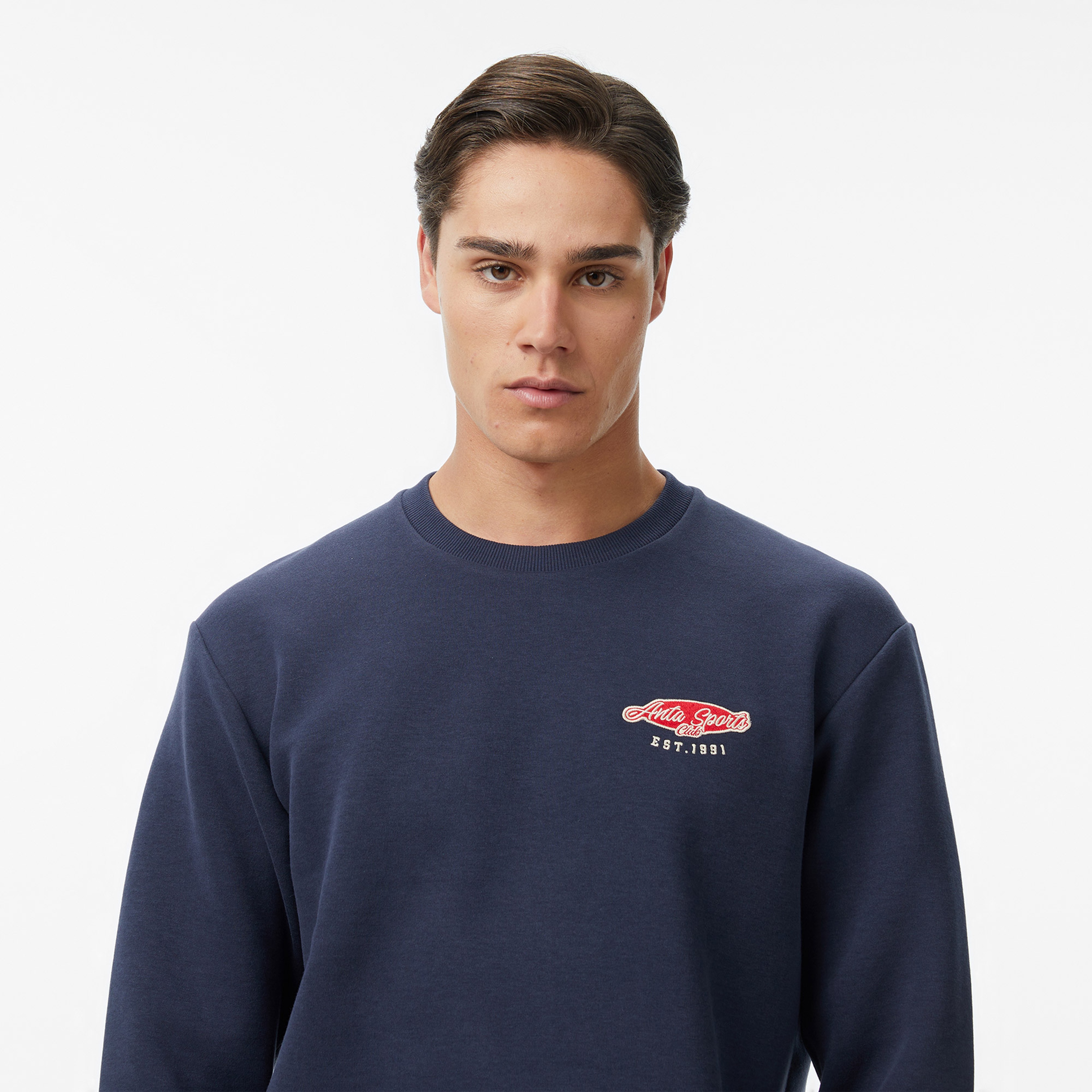 Anta You Are The Ping To My Pong Erkek Mavi Sweatshirt