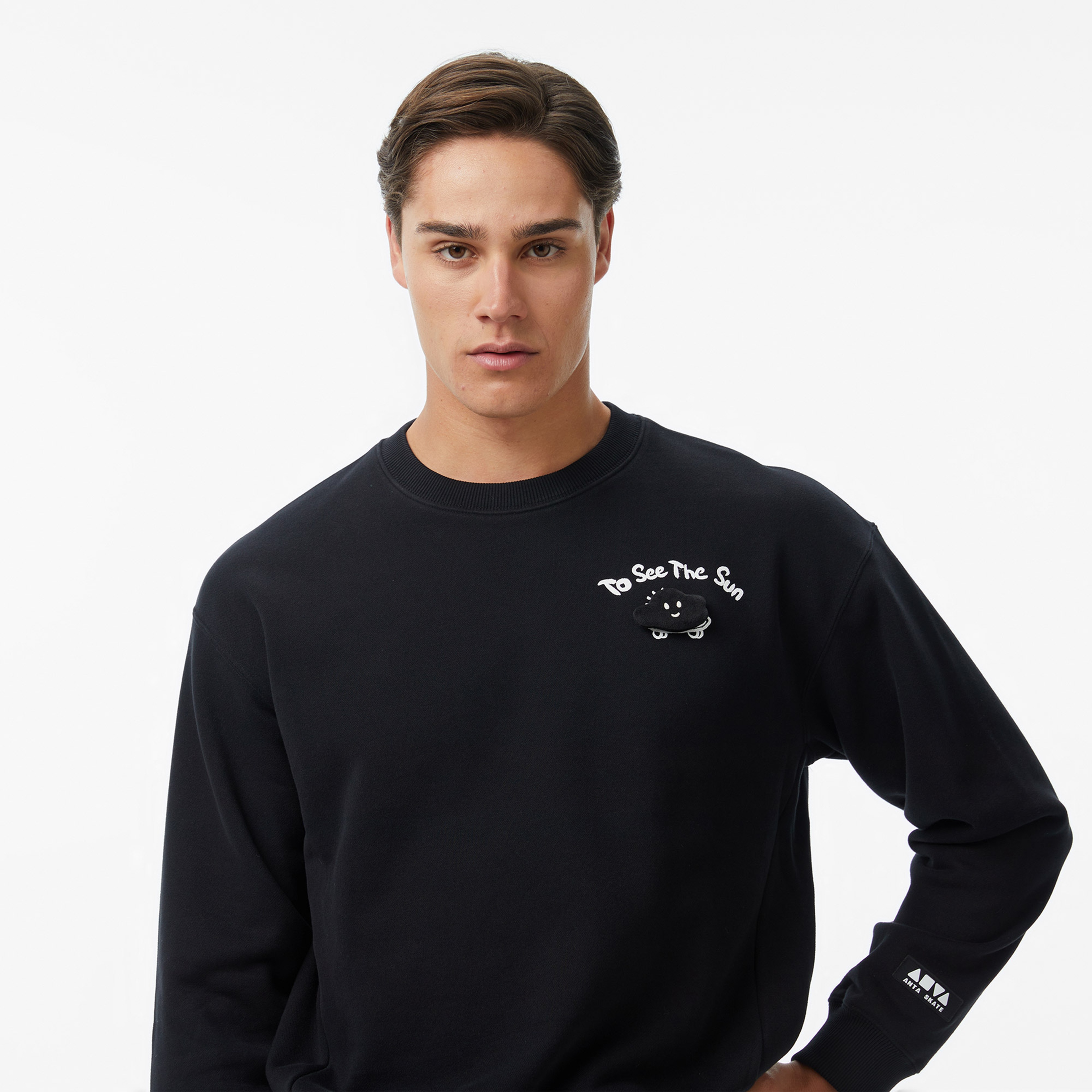 Anta To See The Bird Erkek Siyah Sweatshirt