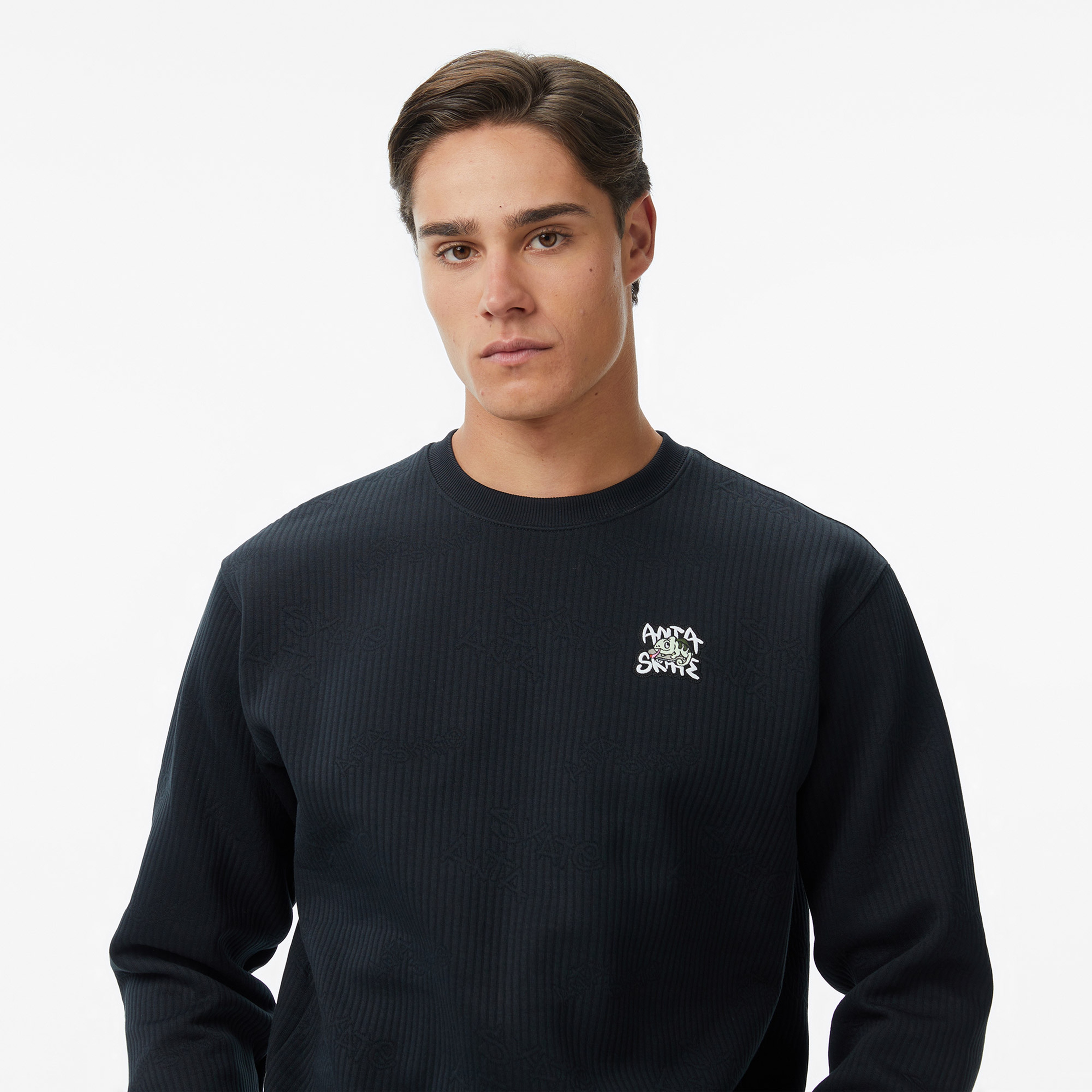 Anta To See The Bird Erkek Siyah Sweatshirt