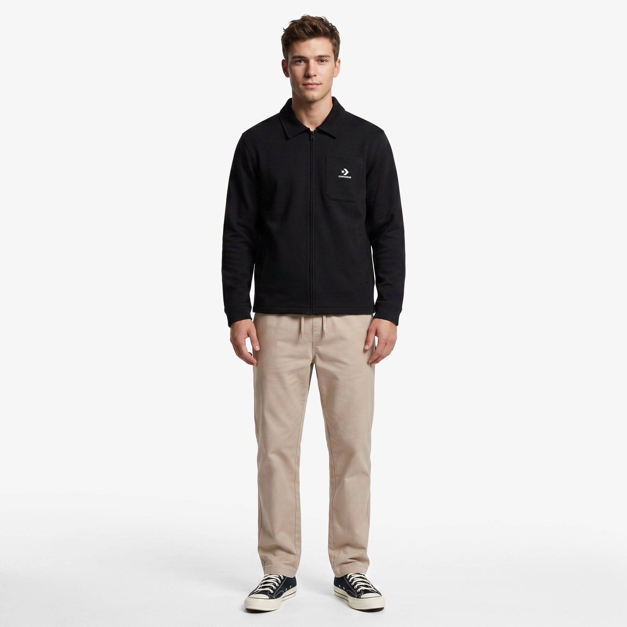 Converse Regular Fit Erkek Siyah T-Shirt