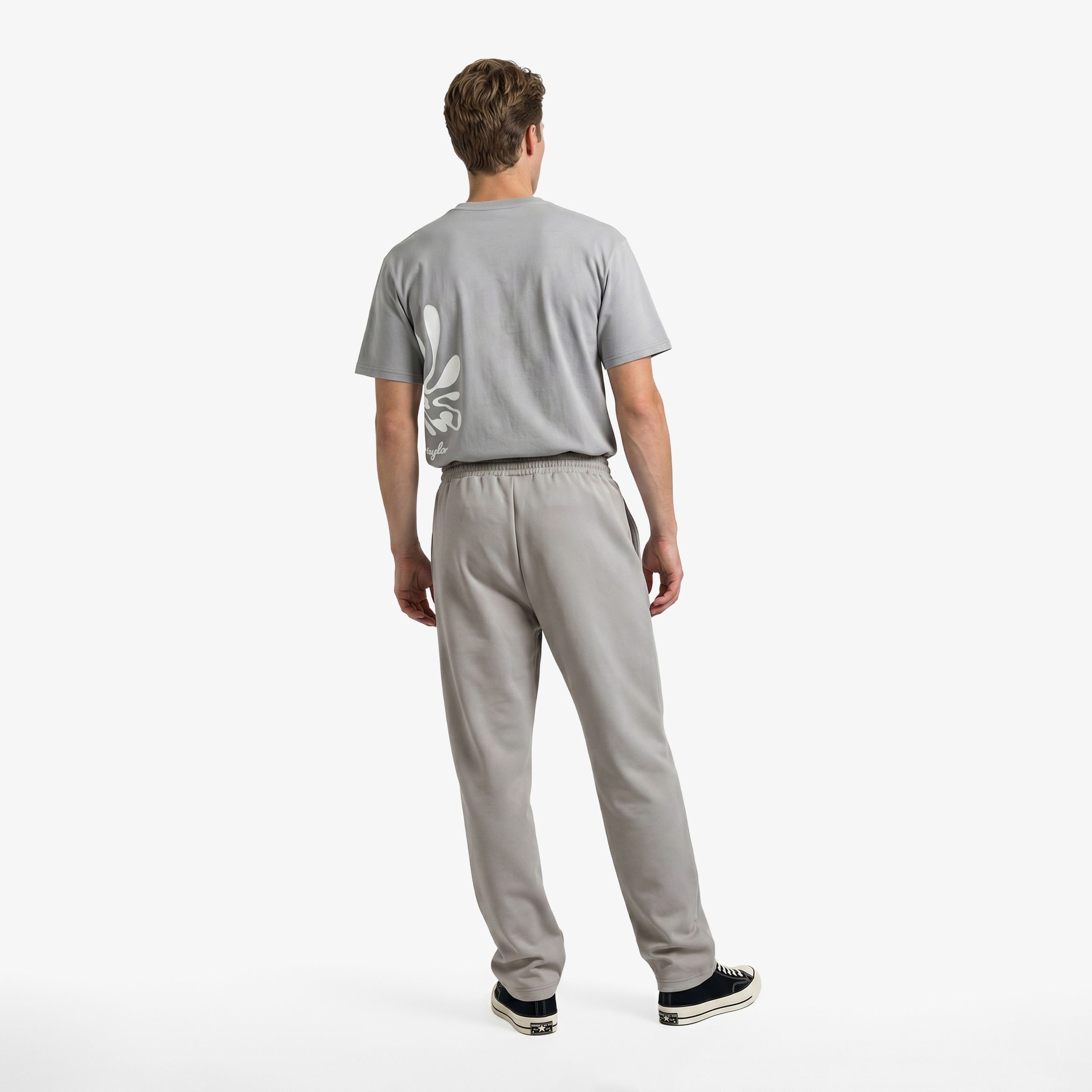 Converse Regular Fit Kadın Gri Eşofman Altı
