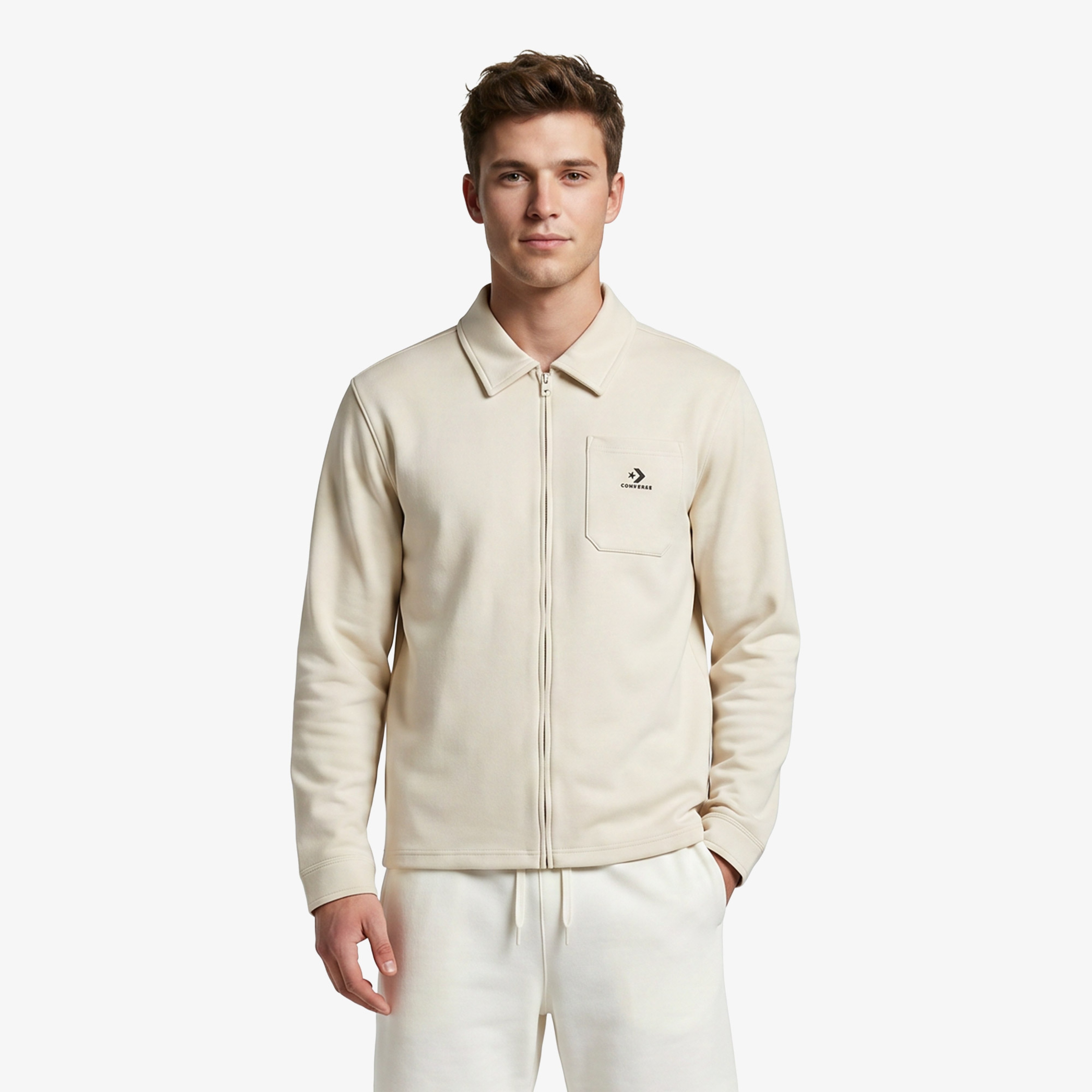 Converse Regular Fit Erkek Bej T-Shirt