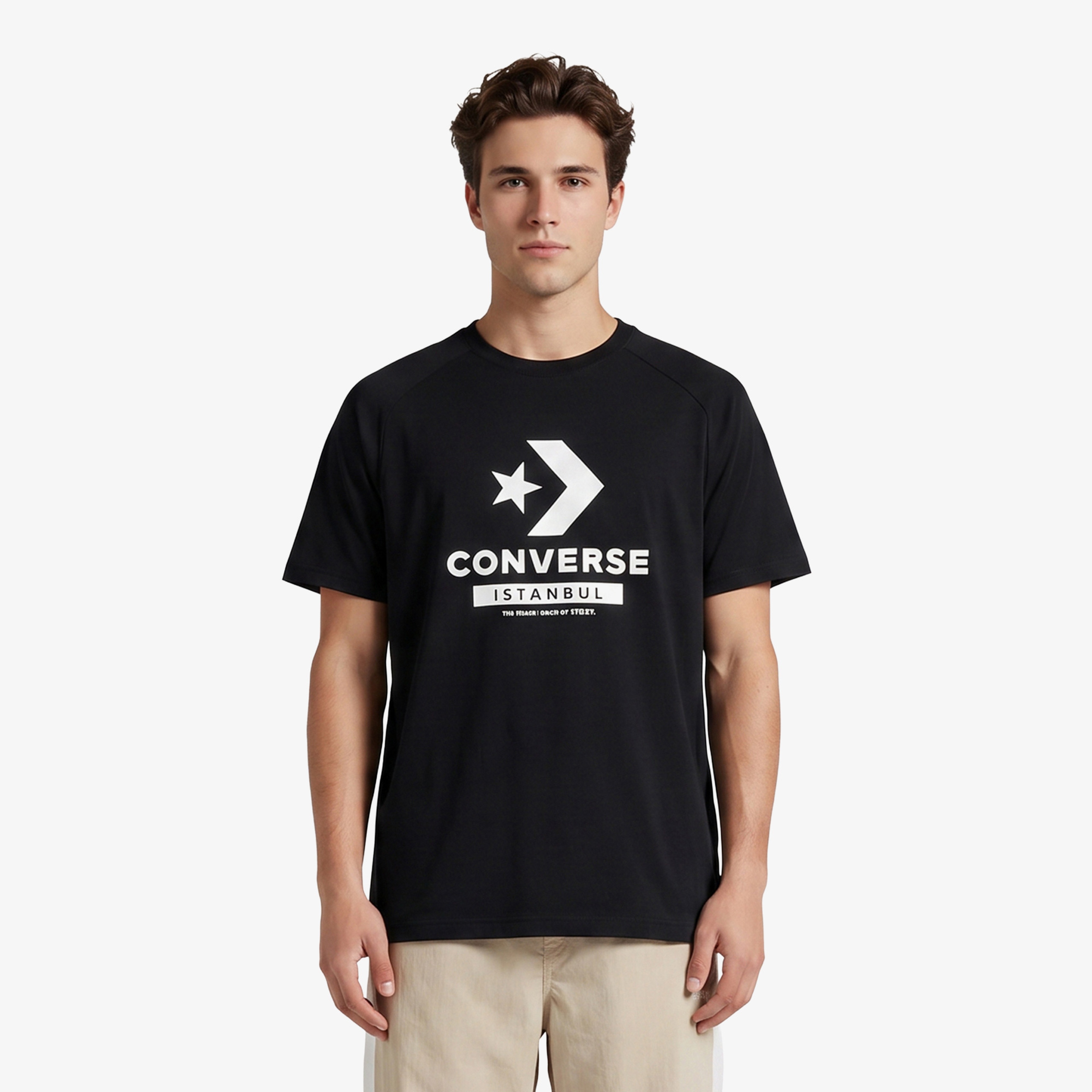 Converse Erkek Siyah T-Shirt