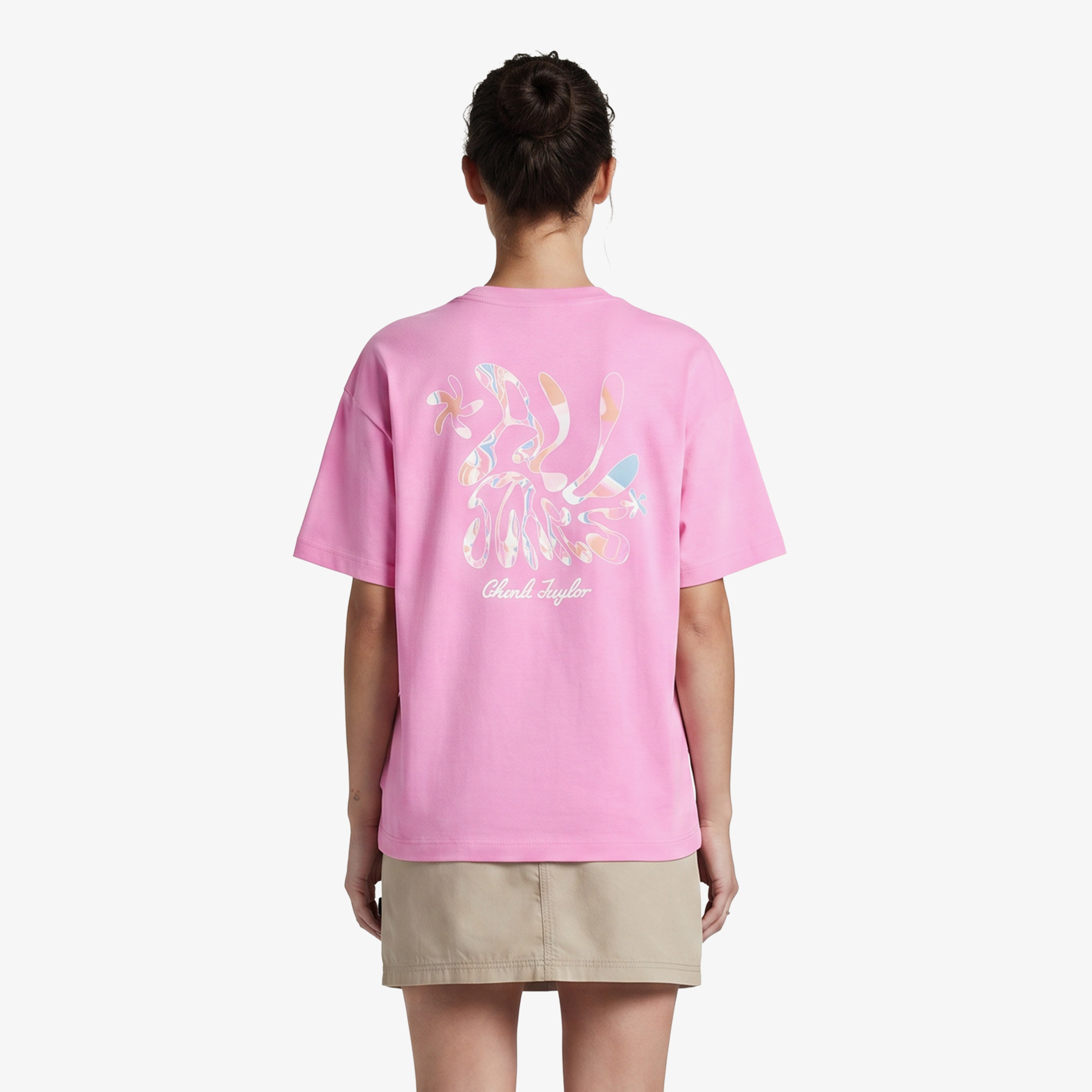 Converse Kadın Pembe T-Shirt