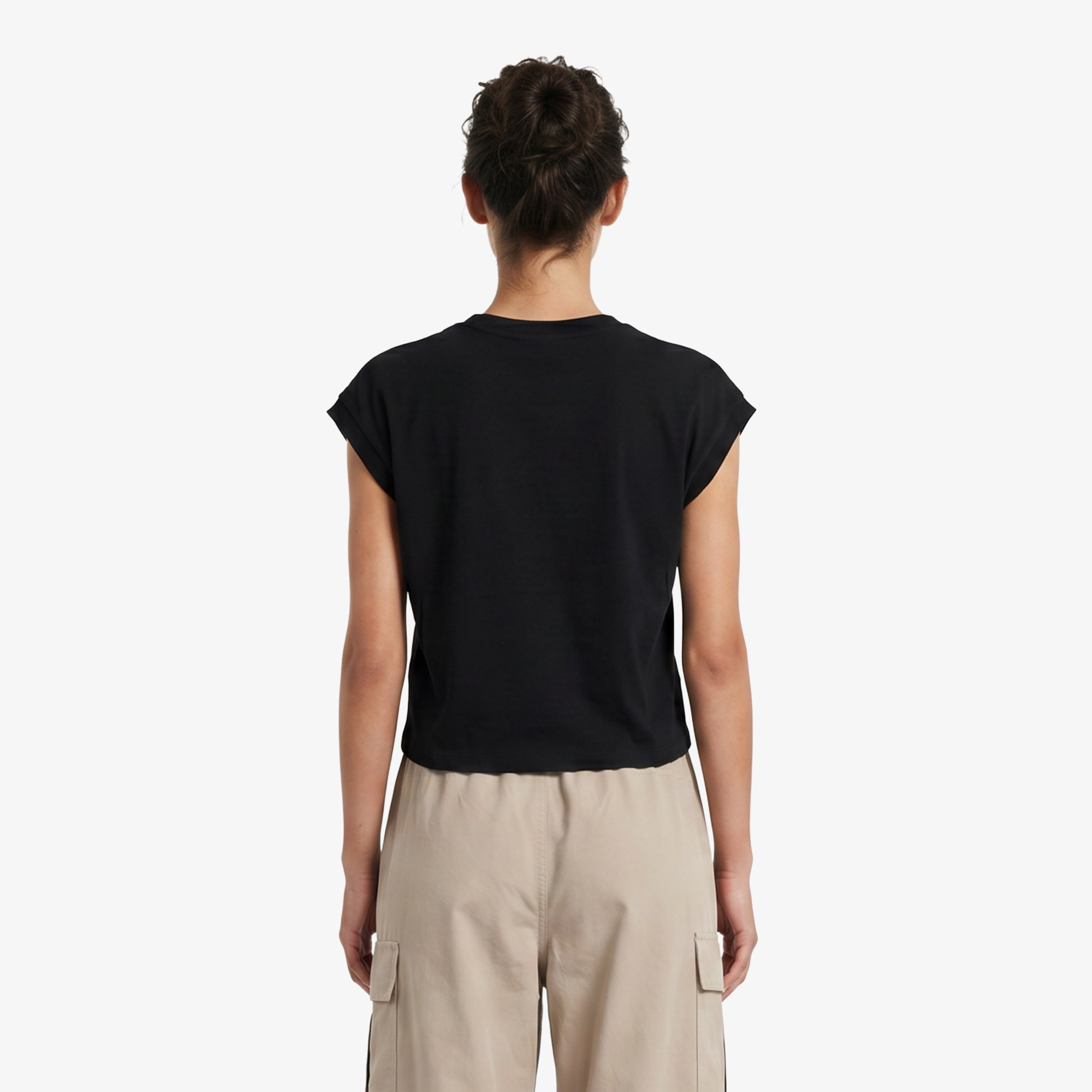 Converse Kadın Siyah T-Shirt