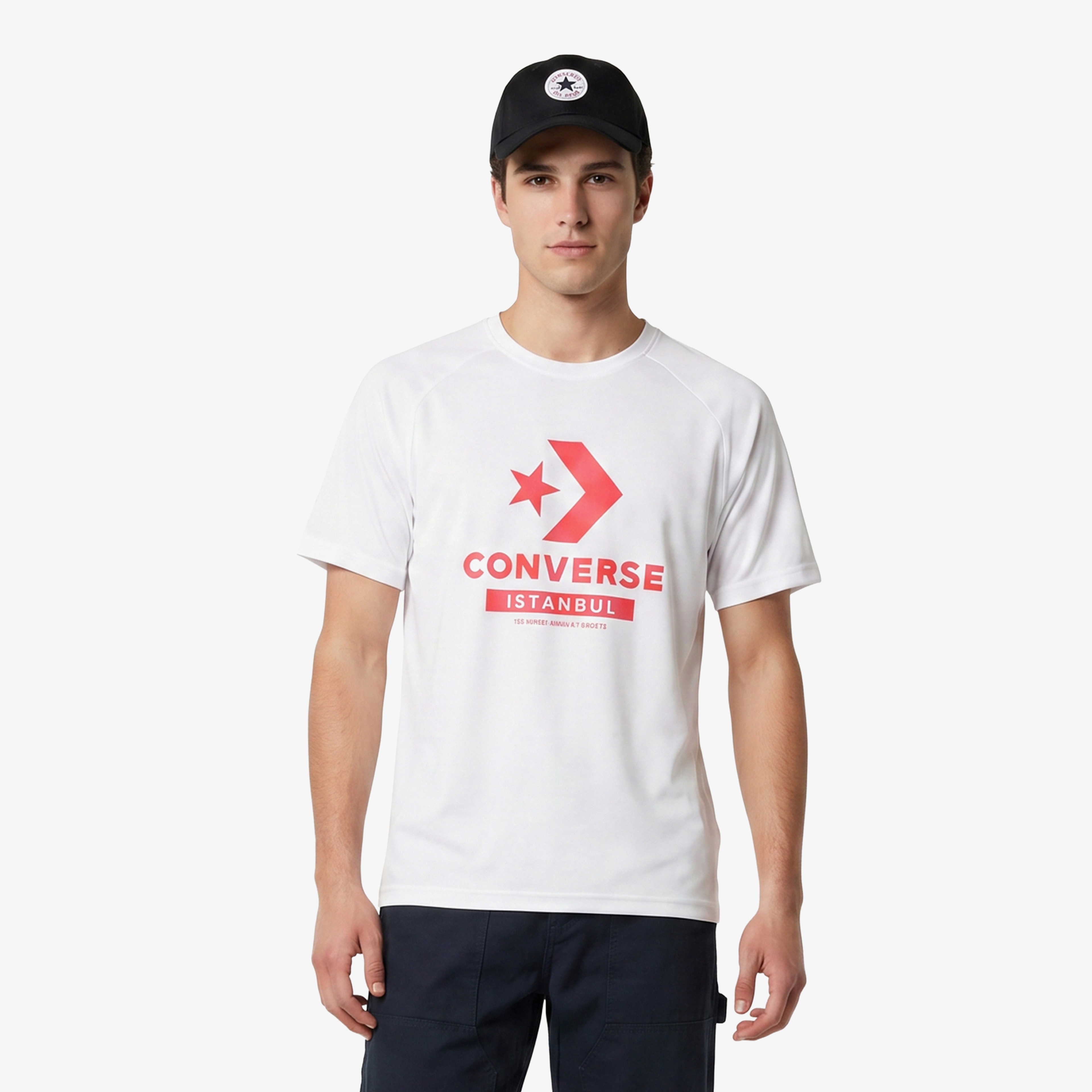 Converse Erkek Beyaz T-Shirt