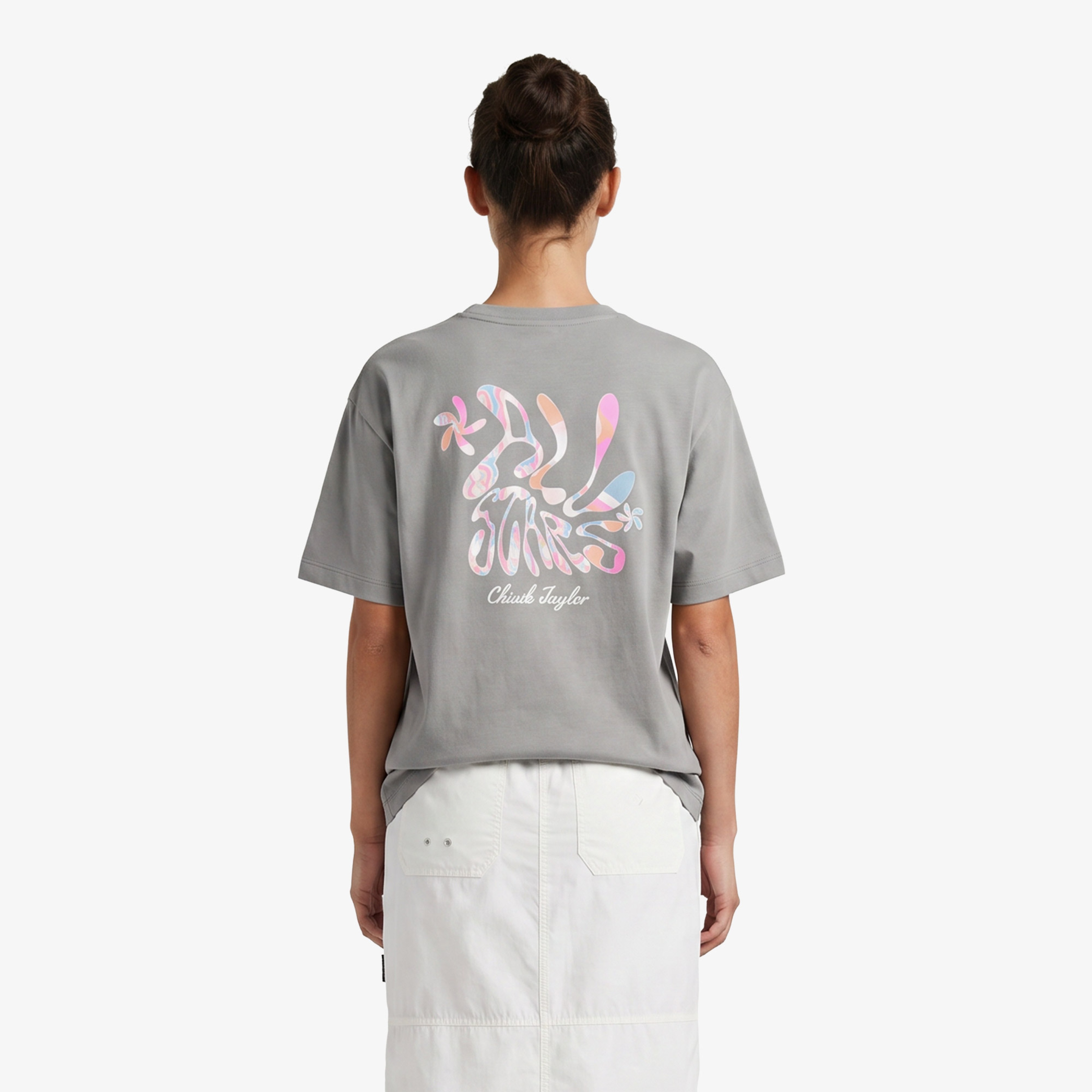 Converse Kadın Gri T-Shirt