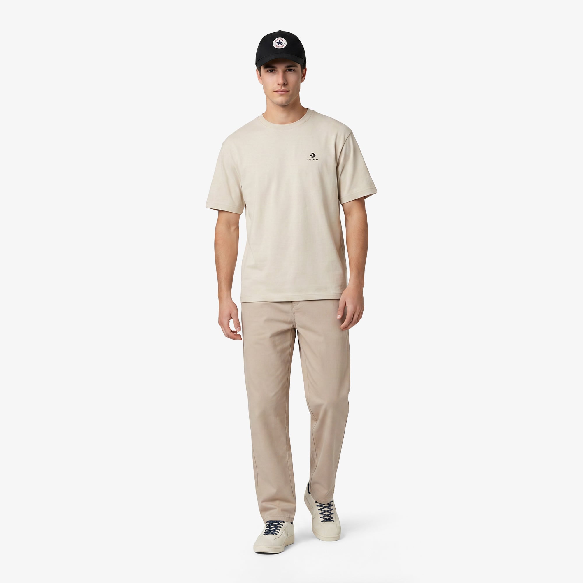 Converse Erkek Bej T-Shirt